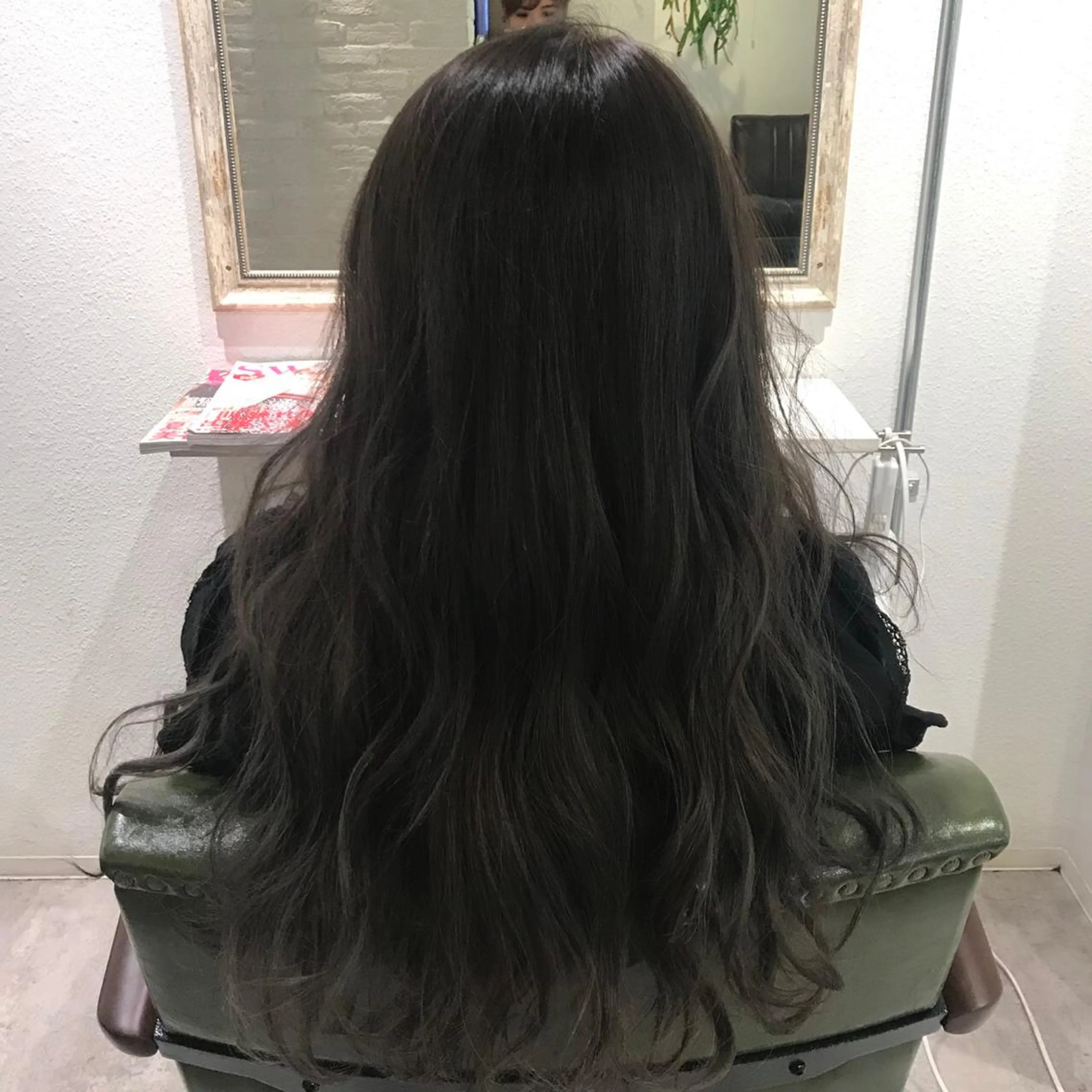 ロング カラー カット ヘアカラー トリートメント 渡辺 加菜子のヘアスタイル