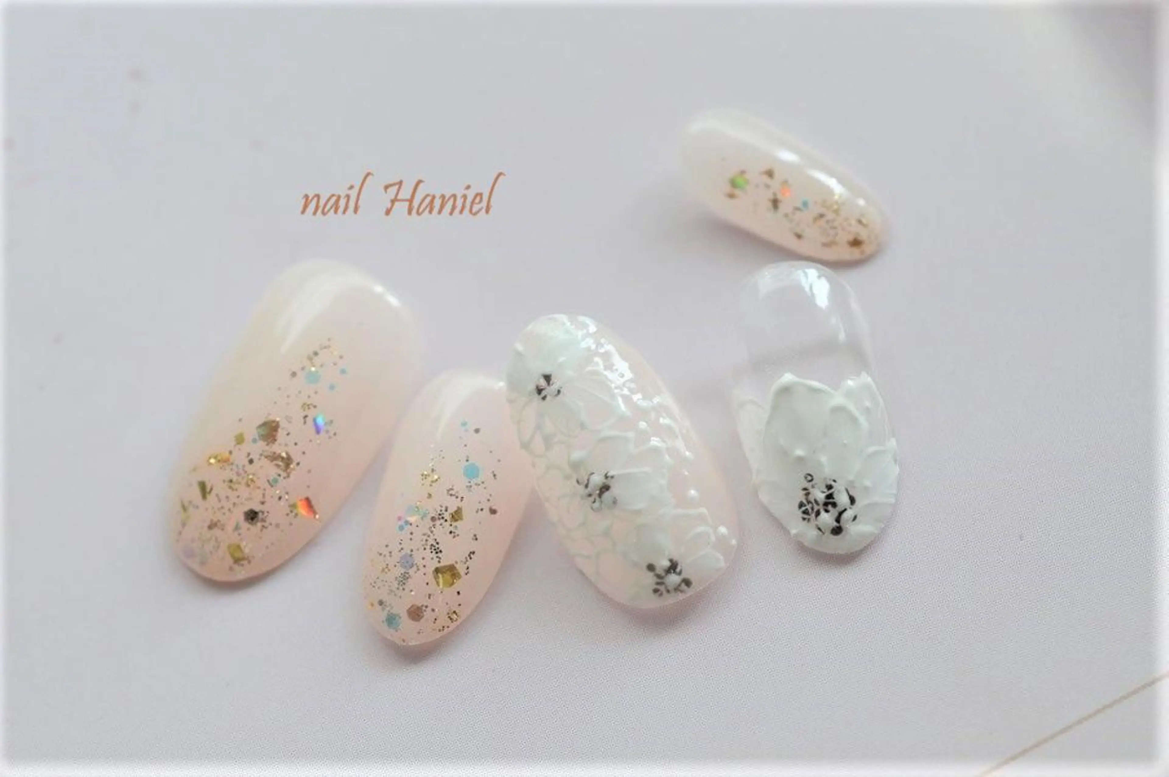 ネイル アートネイル フットネイル ジェルネイル パラジェル 夏ネイル nail Haniel所属・半蔵門サロンハニエル 魅神 ちよのネイルデザイン
