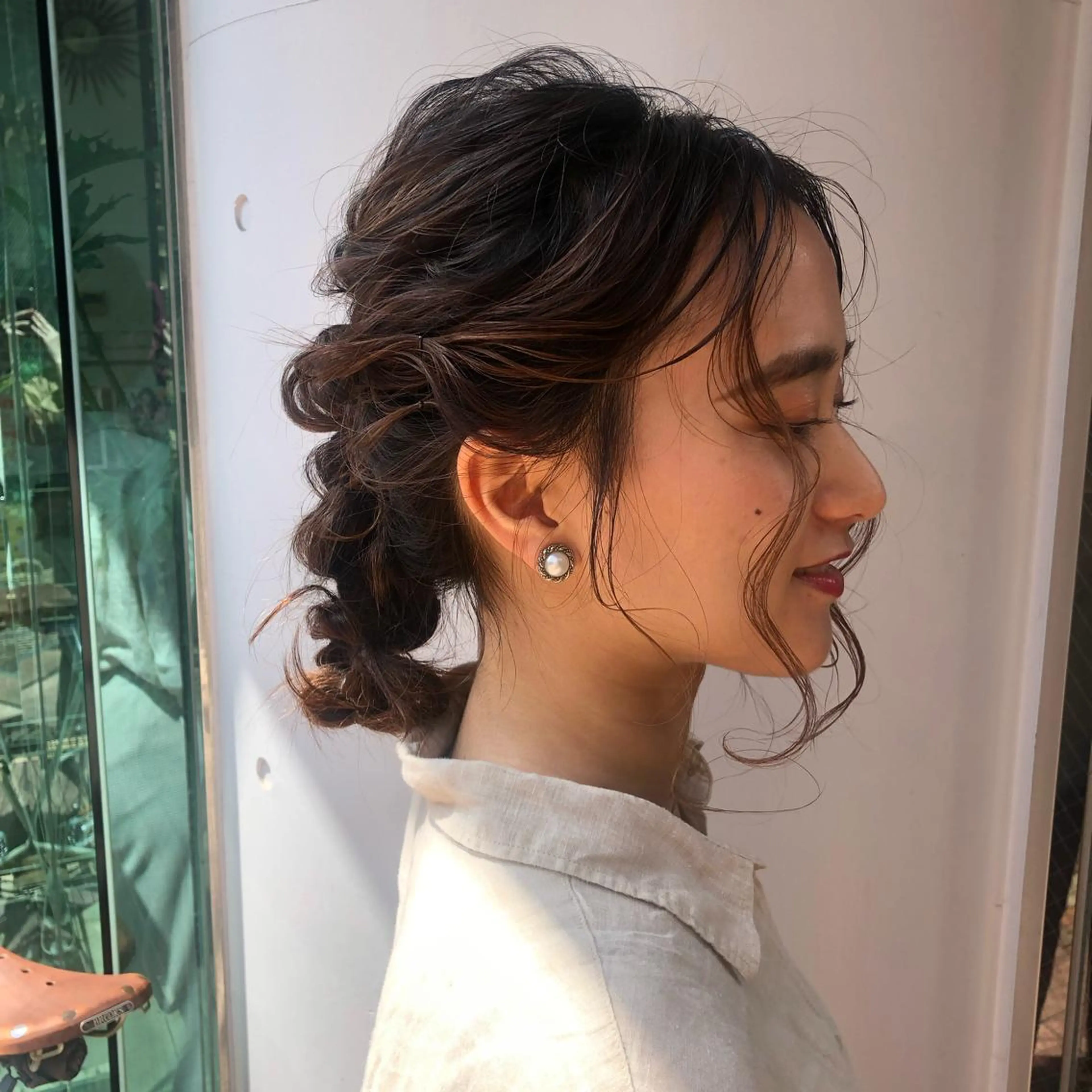 ミディアム カラー パーマ ヘアアレンジ BRUNTJET所属・MAEDA MADOKAのヘアスタイル