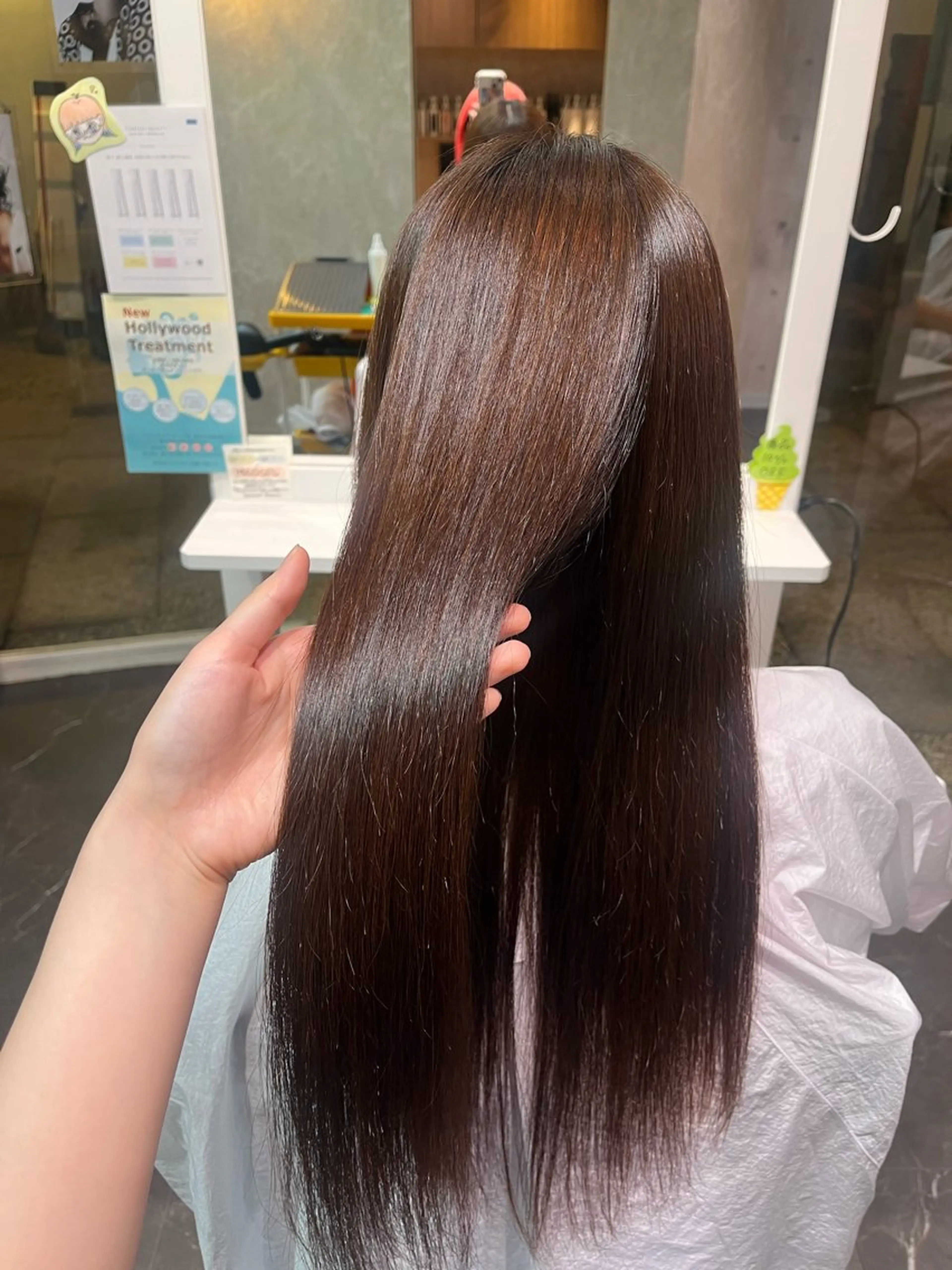 ロング 縮毛矯正 III_en hair所属・南川 百葉のヘアスタイル