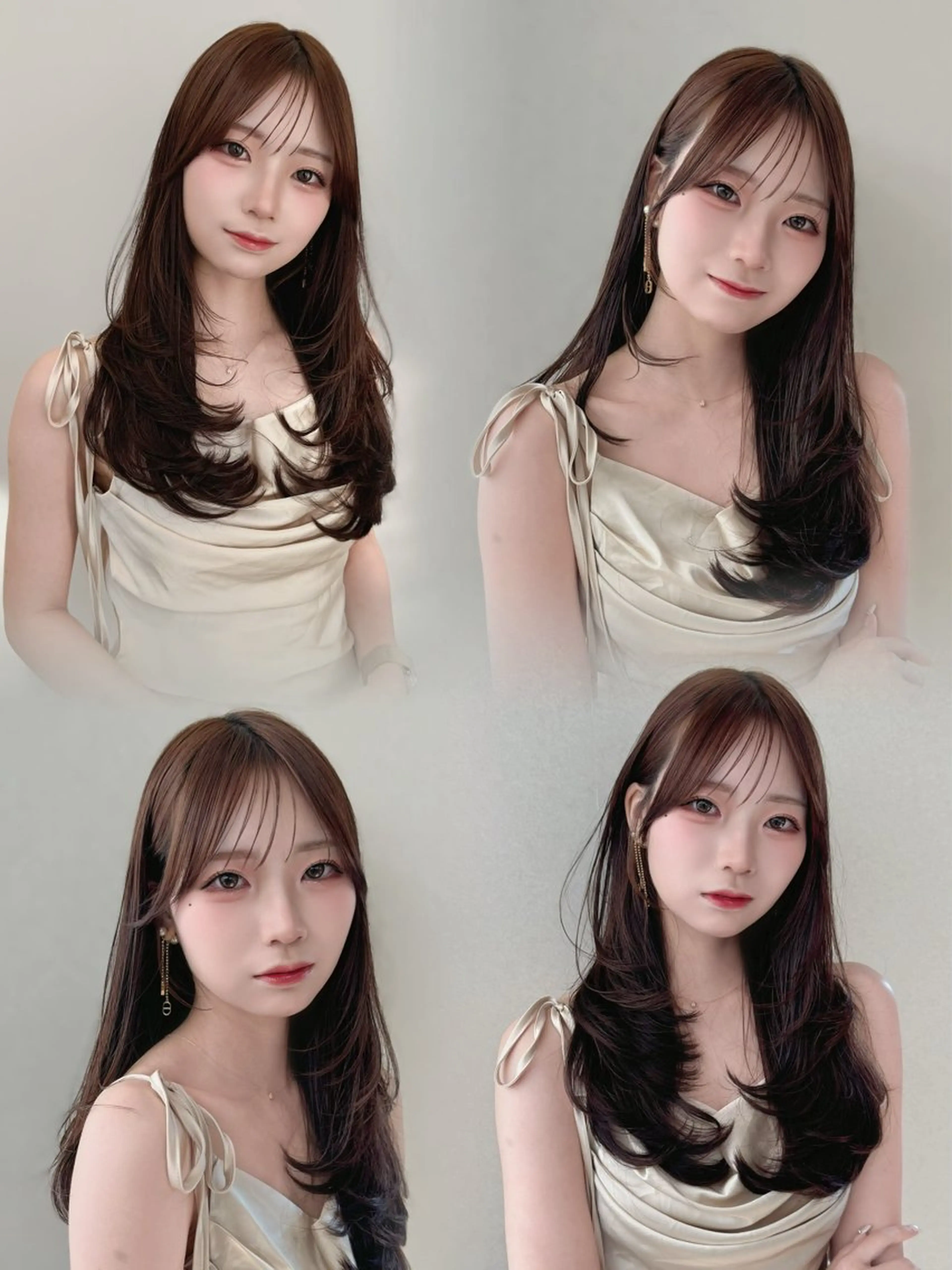 ロング カラー COA GINZA 空也/前髪/顔まわりのヘアスタイル