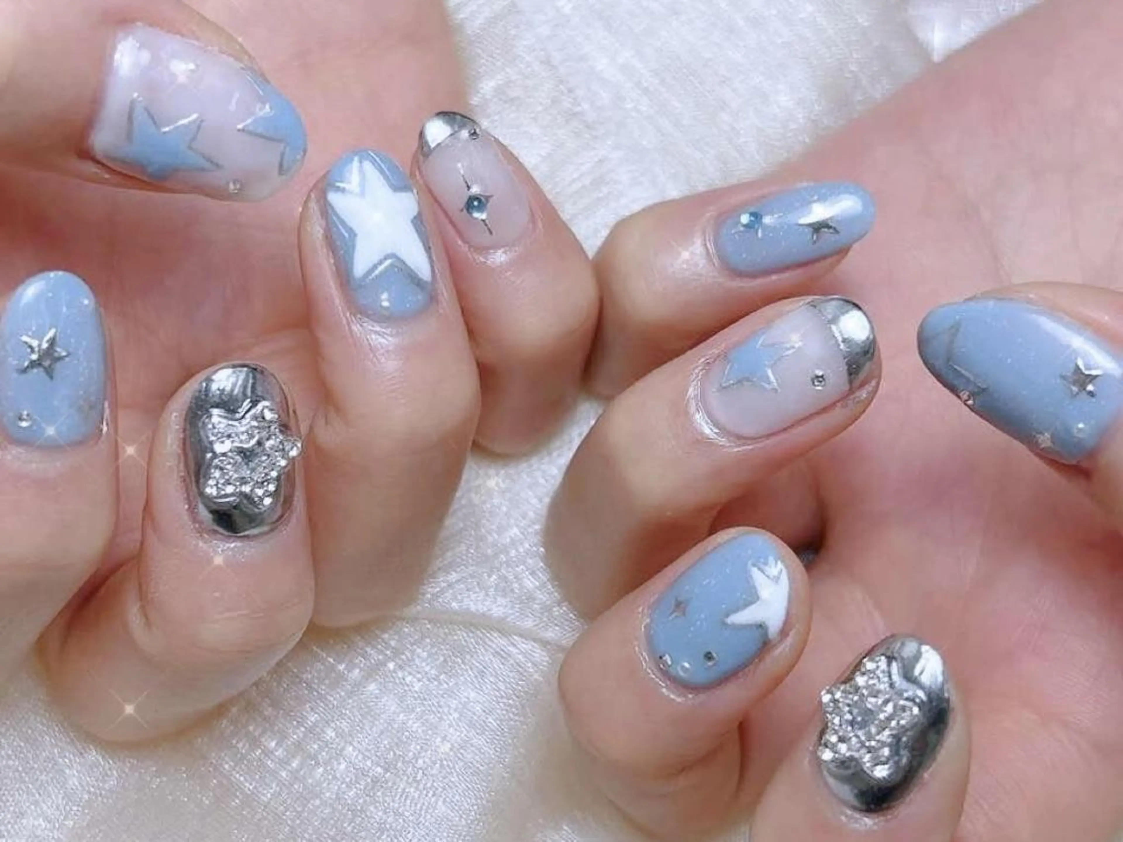 ネイル ハンドネイル 🦋桃子 🦋のネイルデザイン