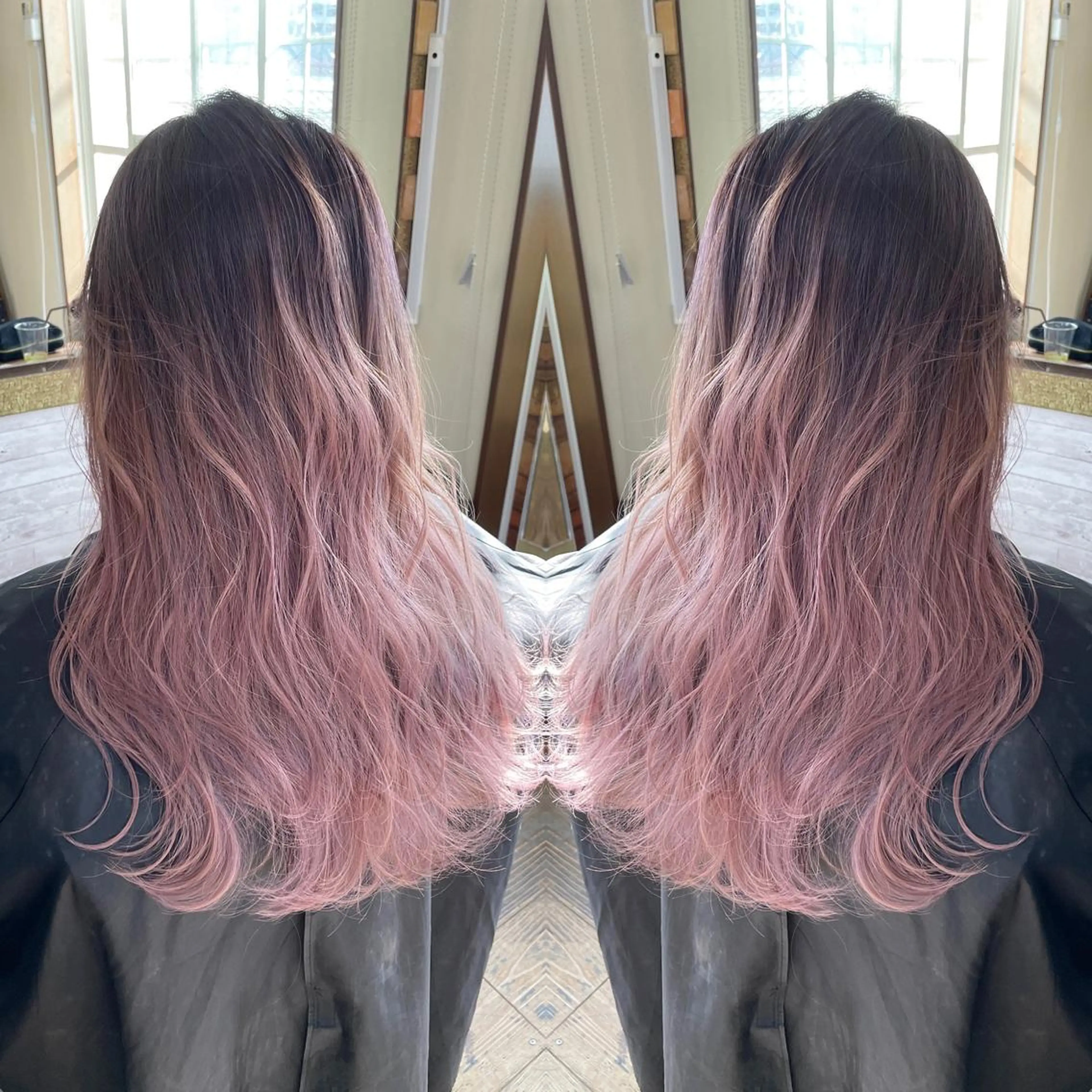 ロング カラー ヘアカラー 渡辺 健太のヘアスタイル