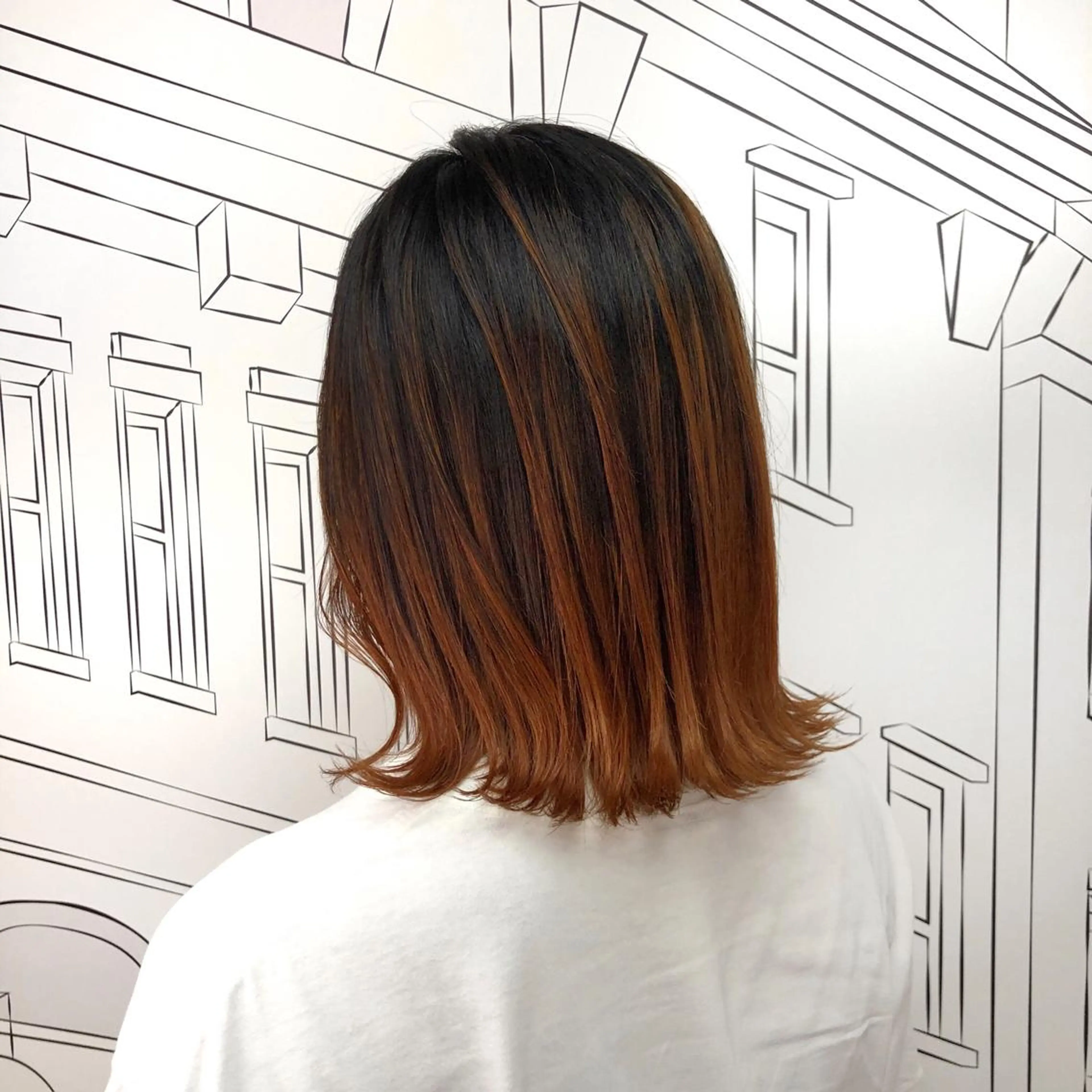 ショート カラー レイヤー,ボブ / 彩未のヘアスタイル