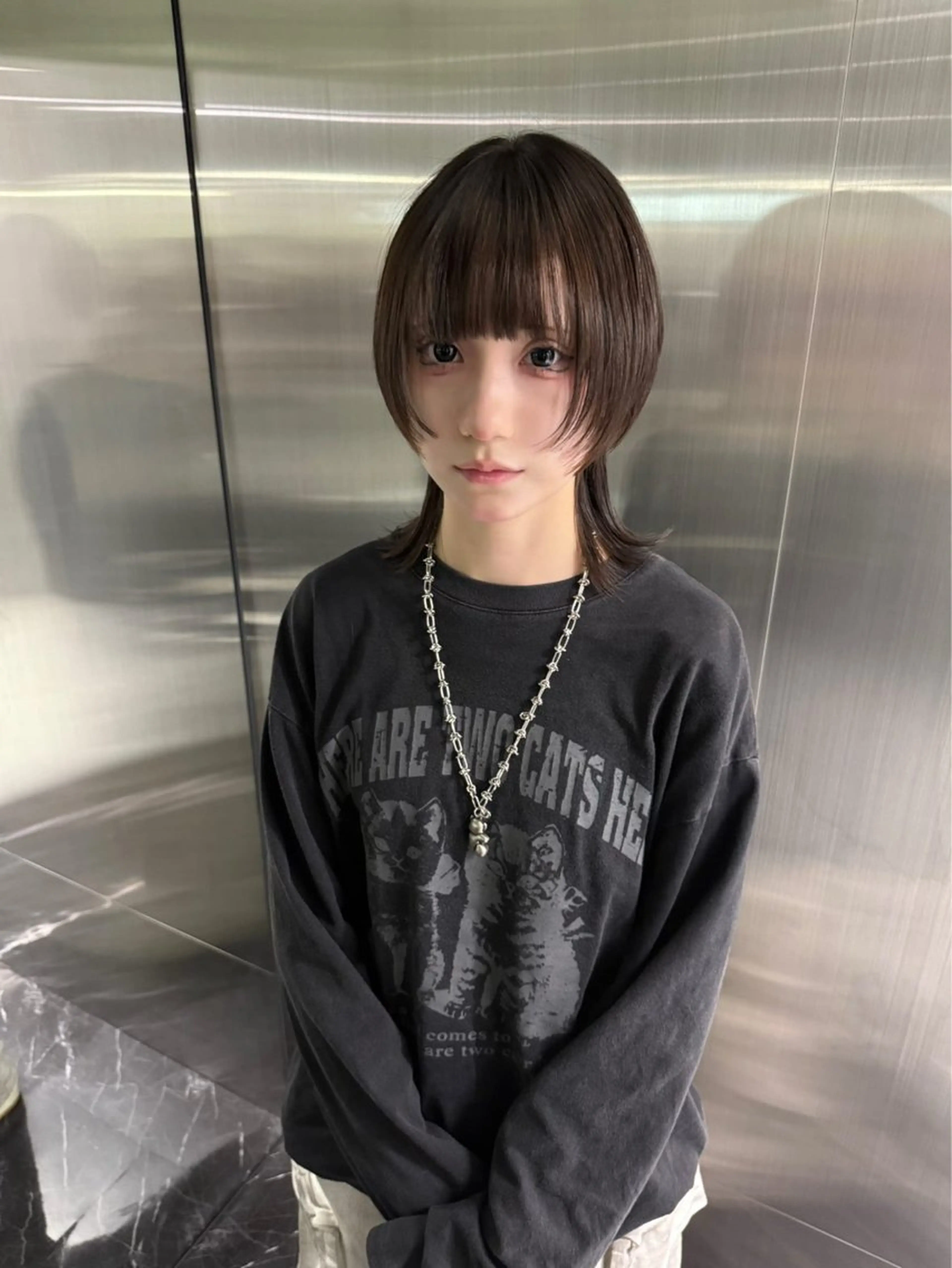 ショート 🐺立川のウルフ屋 さん🐺おかみ🐺のヘアスタイル