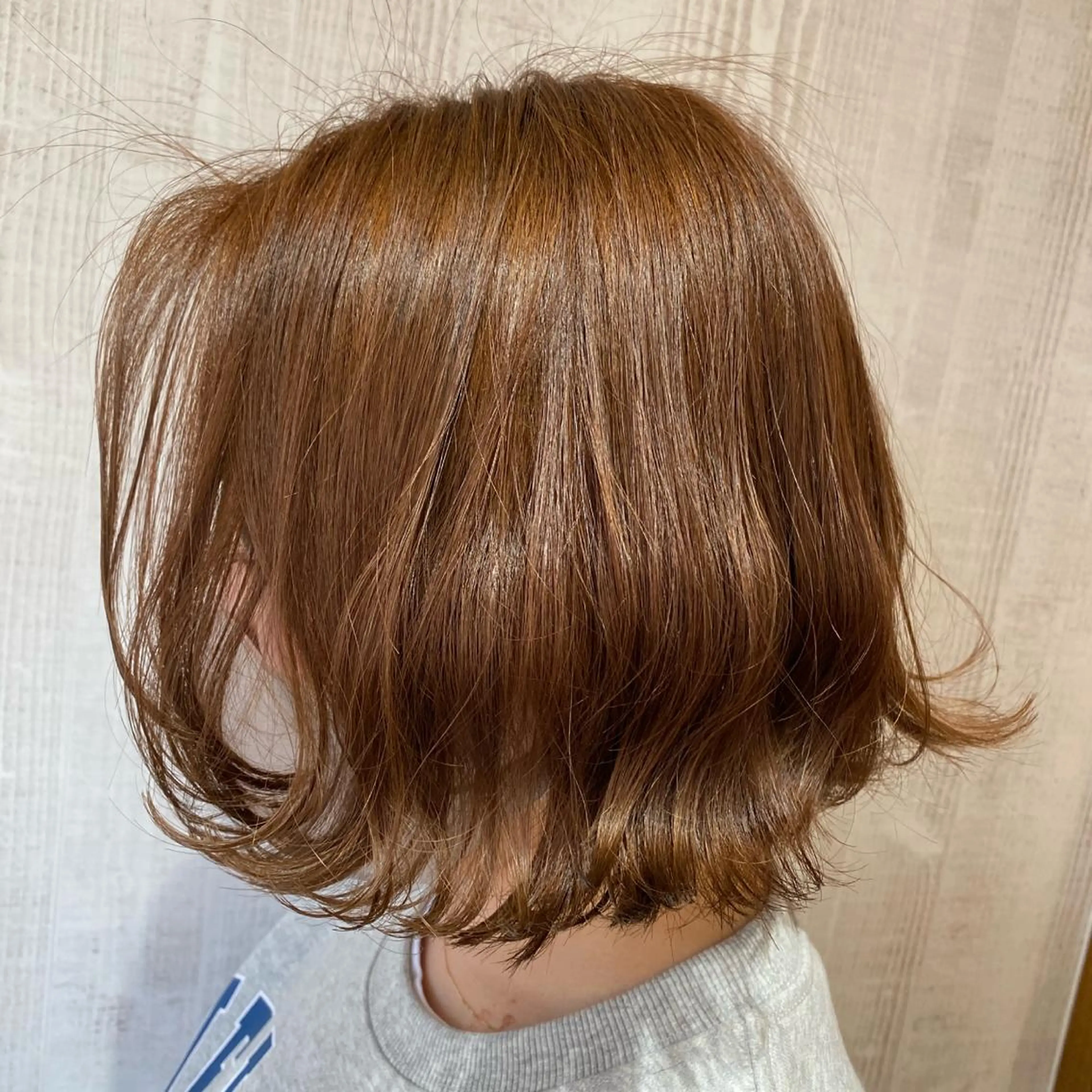 カラー ベージュカラー オレンジ オレンジベージュ カット ヘアカラー トリートメント 鈴木 マサアキのヘアスタイル