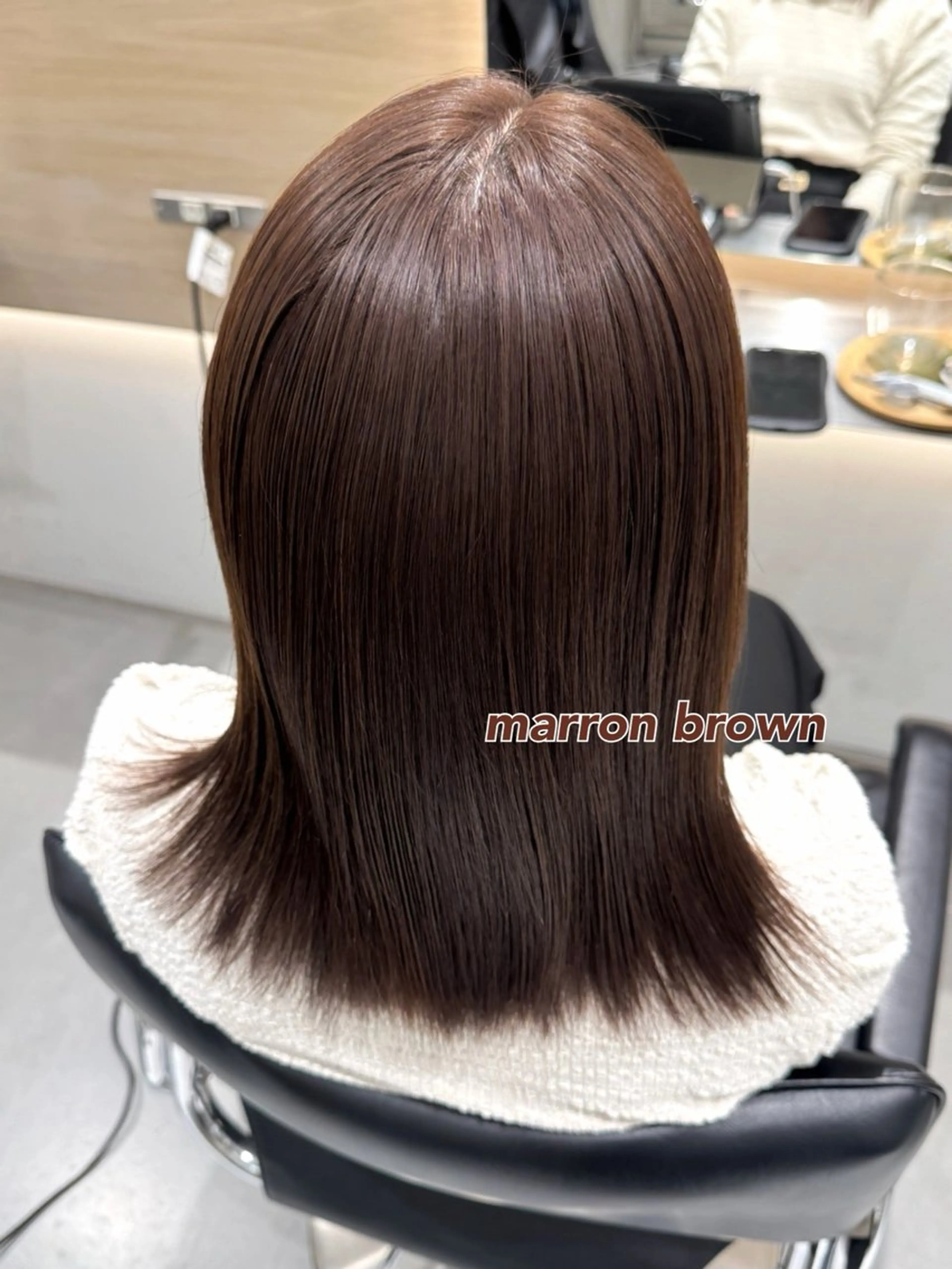 カラー ヘアカラー ナカバチ ユイ🌼 Rizm greenのヘアスタイル