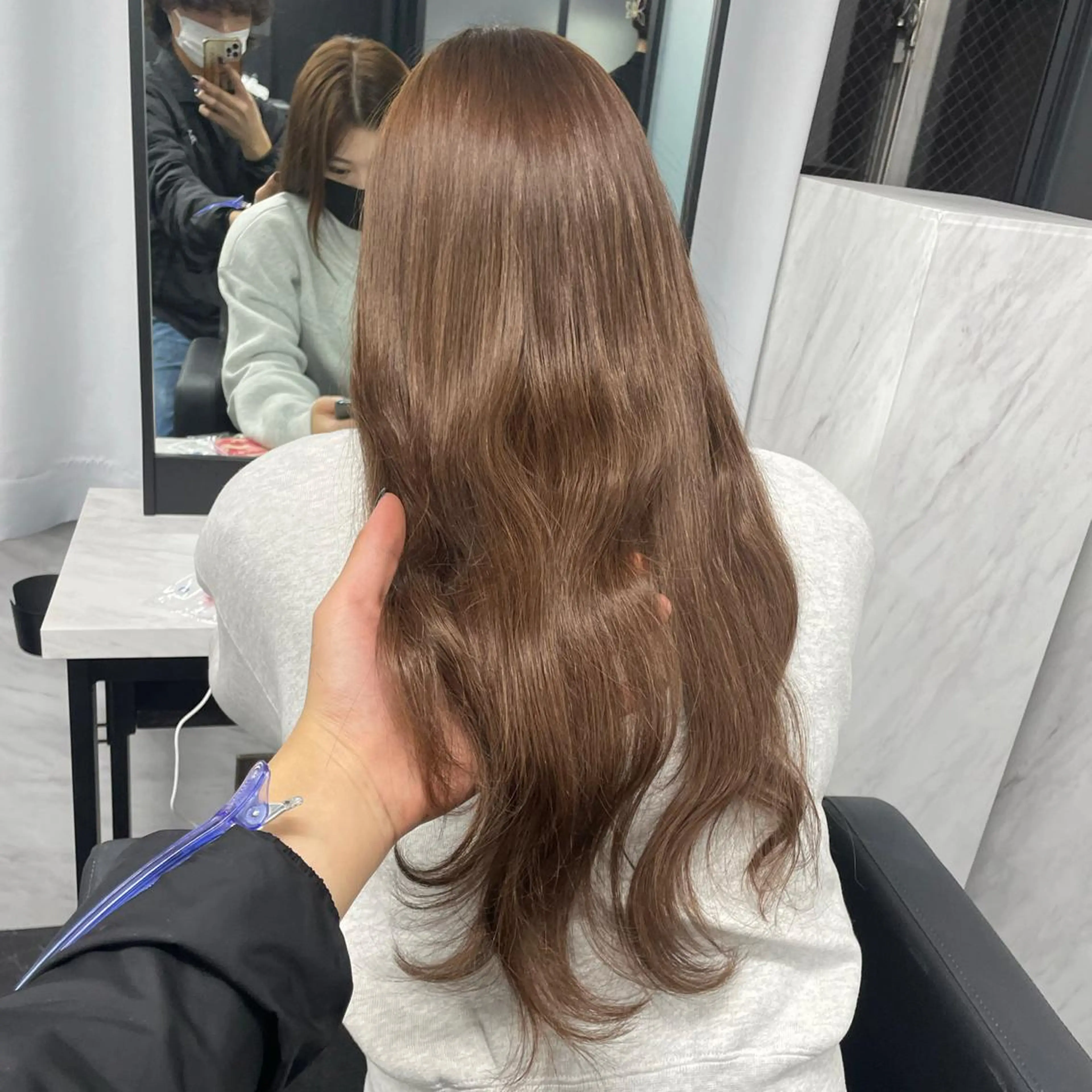 ロング カラー ブラウンカラー エクステ Wehlen所属・透明感カラー🌟 keisukeのヘアスタイル