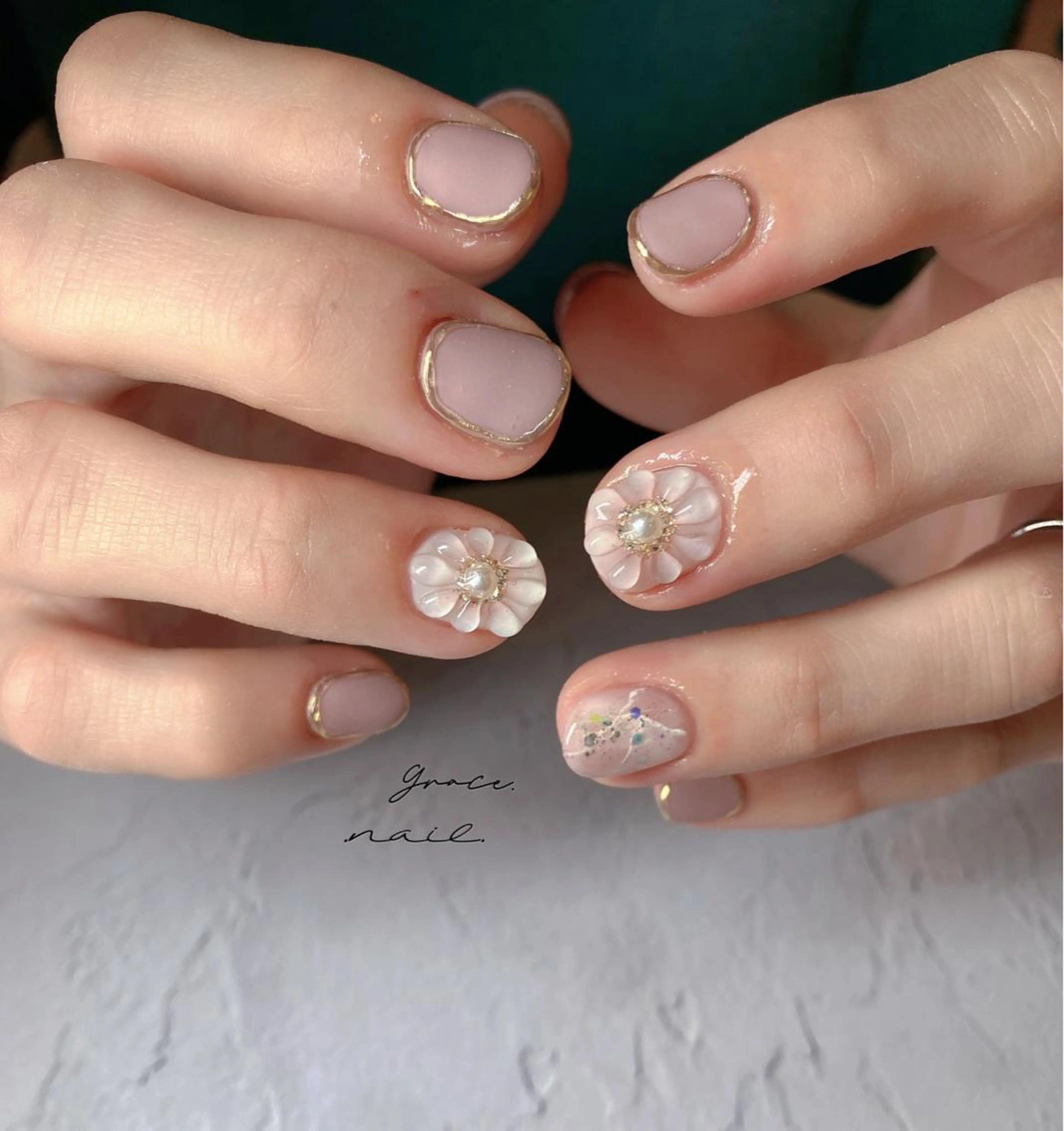 ネイル ハンドネイル ☆*｡Grace Nail｡*☆のネイルデザイン