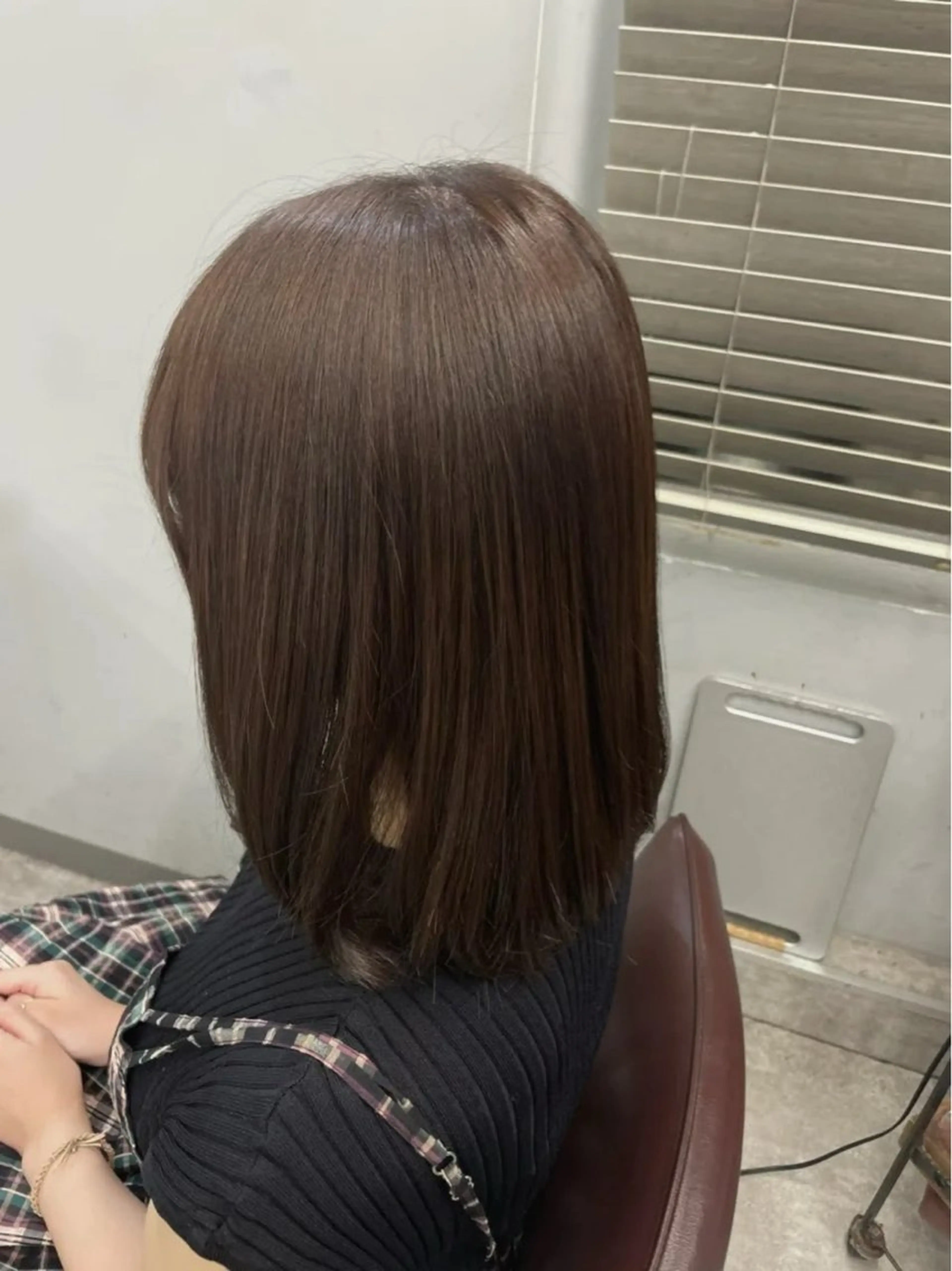 ミディアム カラー カット ヘアカラー トリートメント 🖤 tsubura🖤のヘアスタイル
