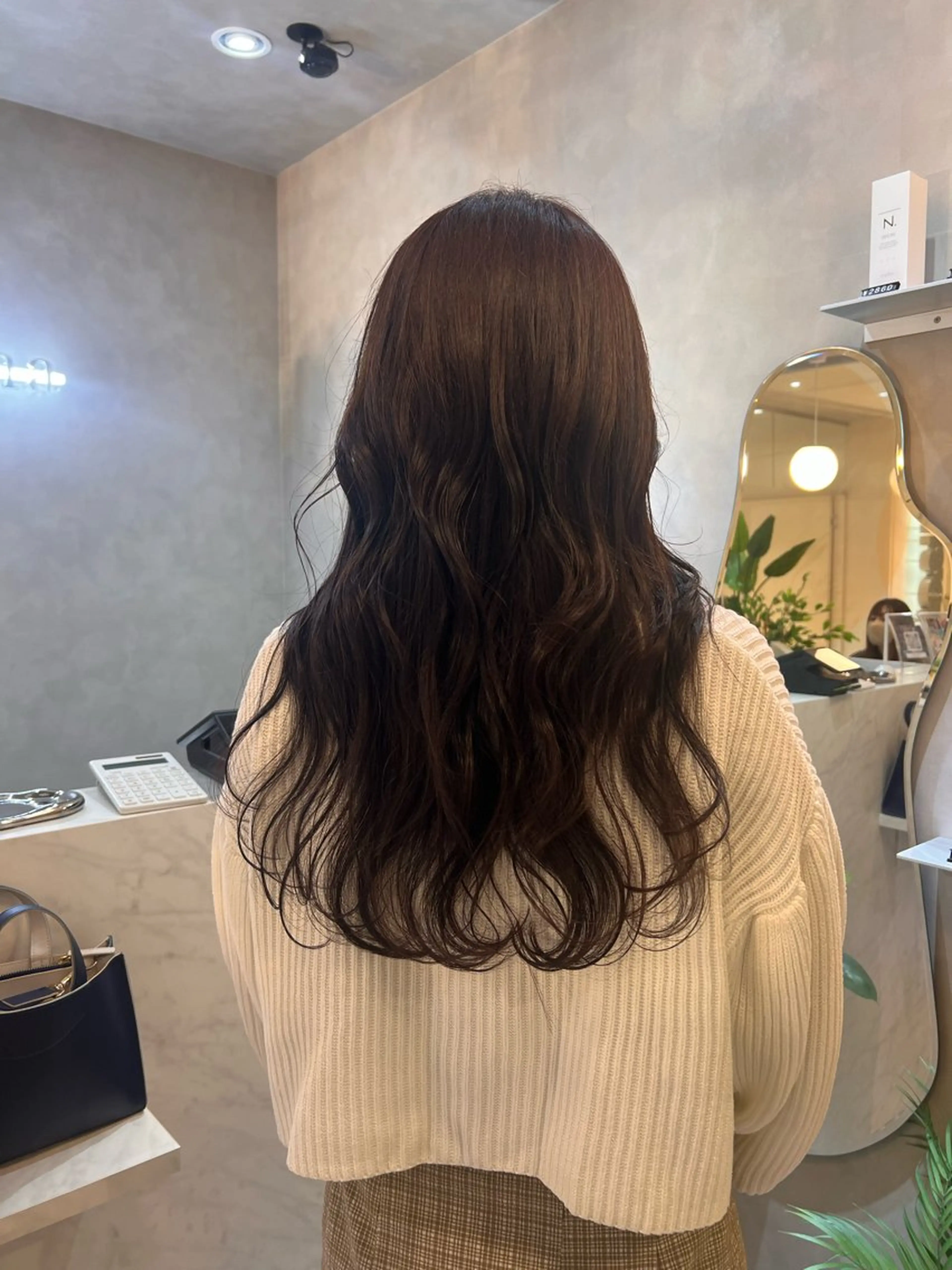 ロング カラー ブラウンカラー 透明感カラー カット ヘアカラー トリートメント 💎透明感カラー/ 韓国ヘア💎KANAのヘアスタイル