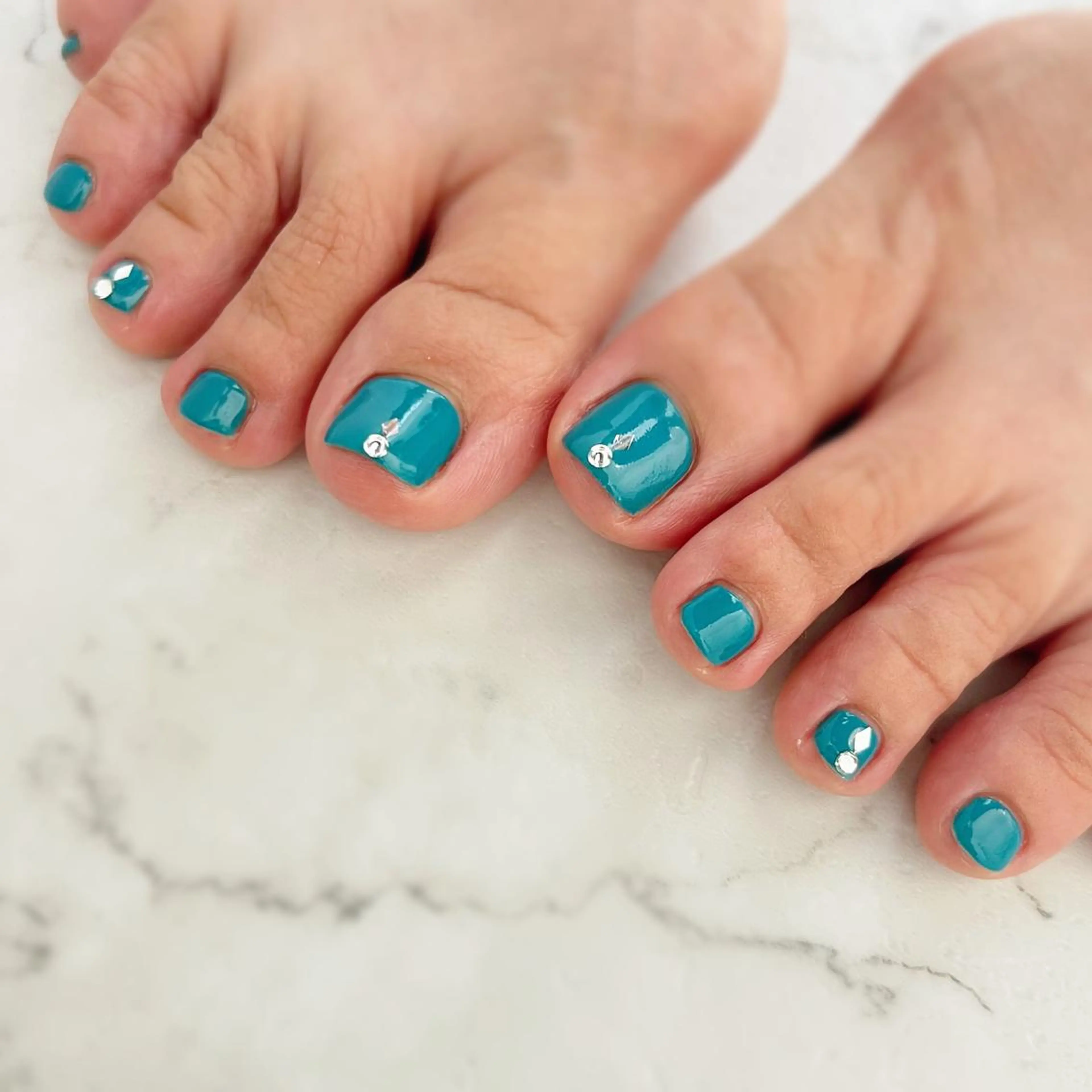 ネイル ブルー nail salon Regaosのネイルデザイン