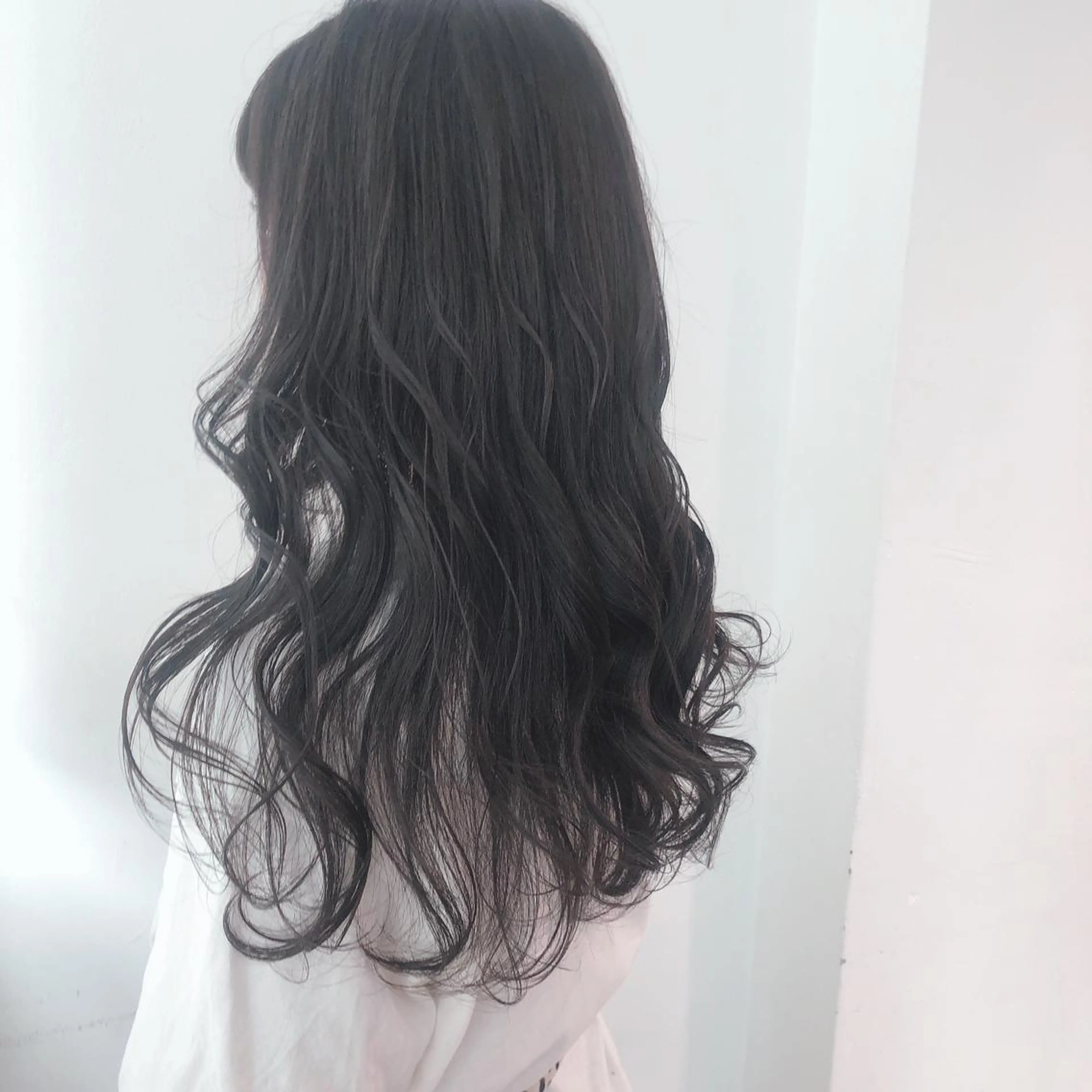 ロング カラー ブルーカラー 透明感カラー ヘアカラー トリートメント ❤️sai❤️ official❤️のヘアスタイル