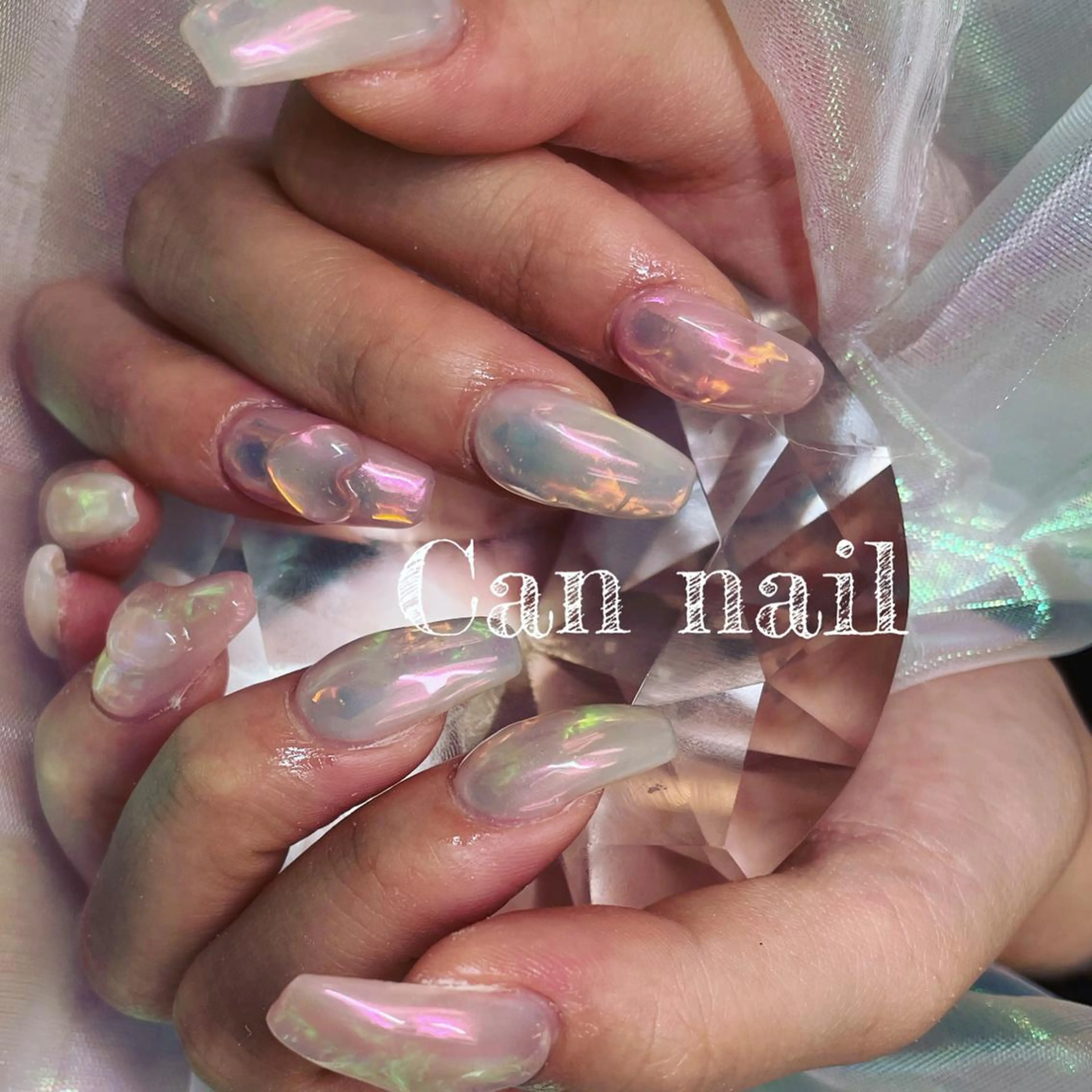 セミロング ネイル Parfum パルファンのネイルデザイン