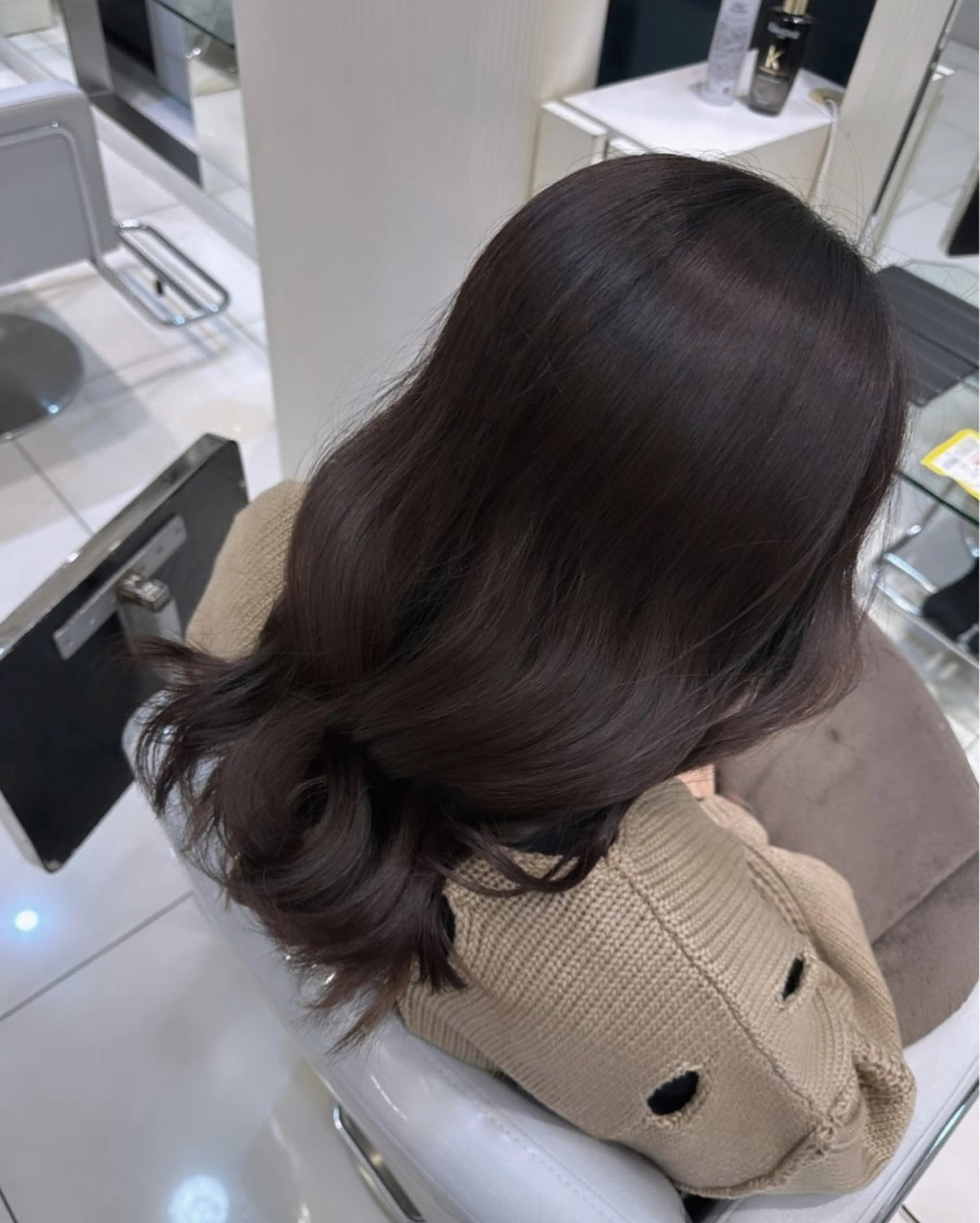 セミロング orgo所属・💖中韓mix style💖チヒロのヘアスタイル
