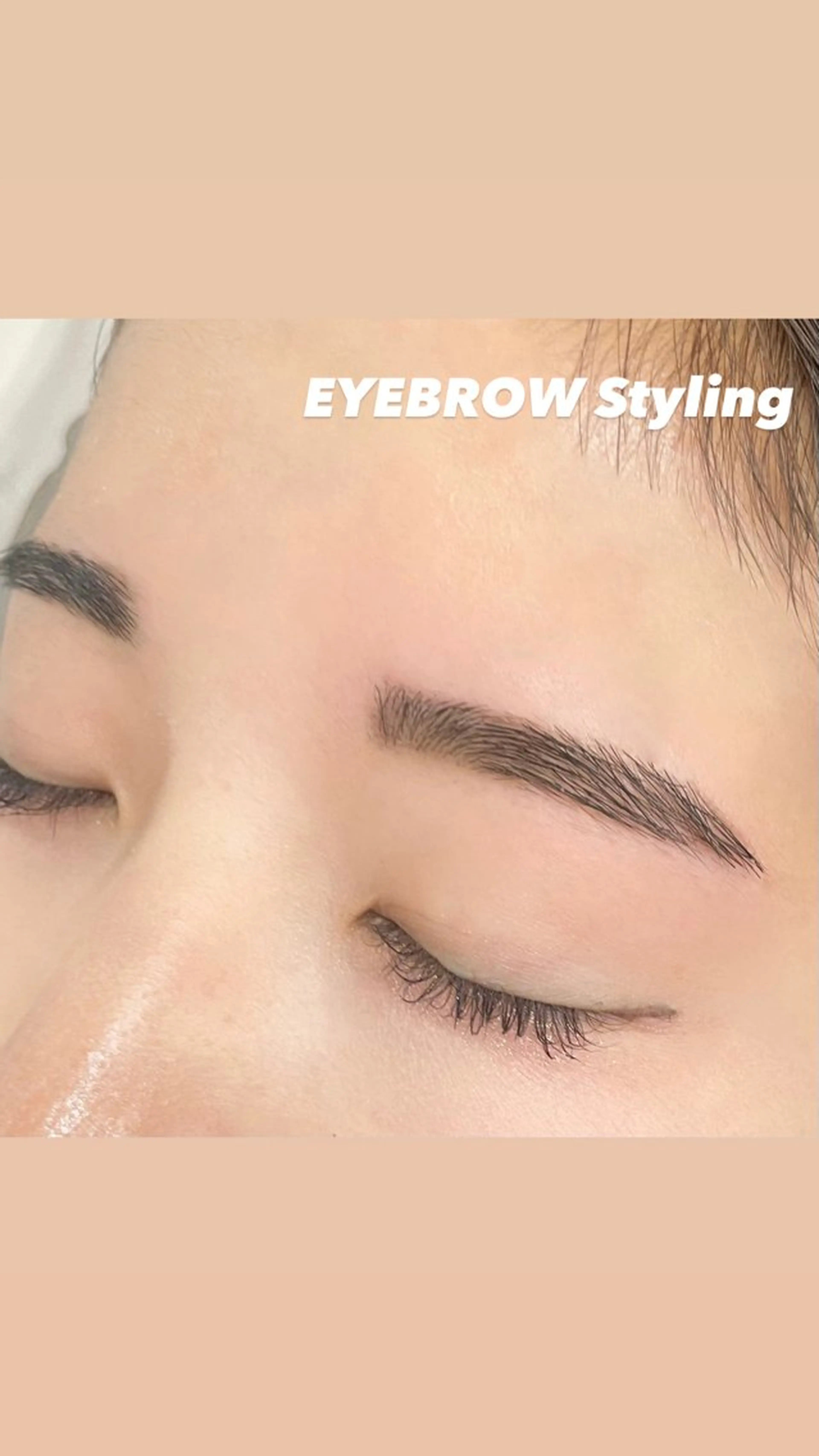 アイブロウ ワックス脱毛 眉カット その他(アイブロウ) GO TODAY シェアサロン 銀座Eclara店所属・Eyelist chikaのマツエク・マツパデザイン