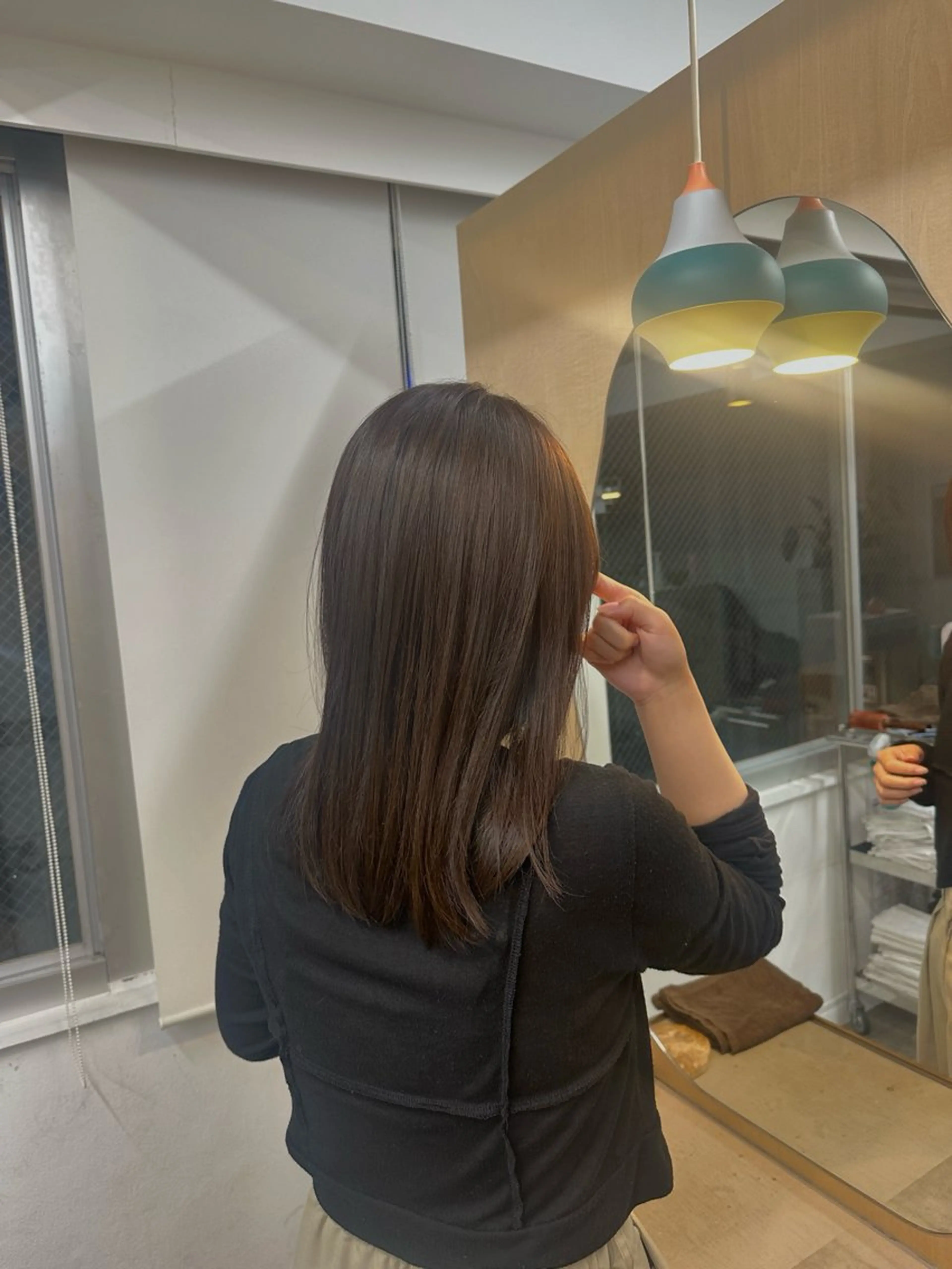 セミロング カラー ベージュカラー オリーブベージュ カット ヘアカラー palve(パーヴ)所属・palve【パーヴ】 ショウ🧸/パーマのヘアスタイル