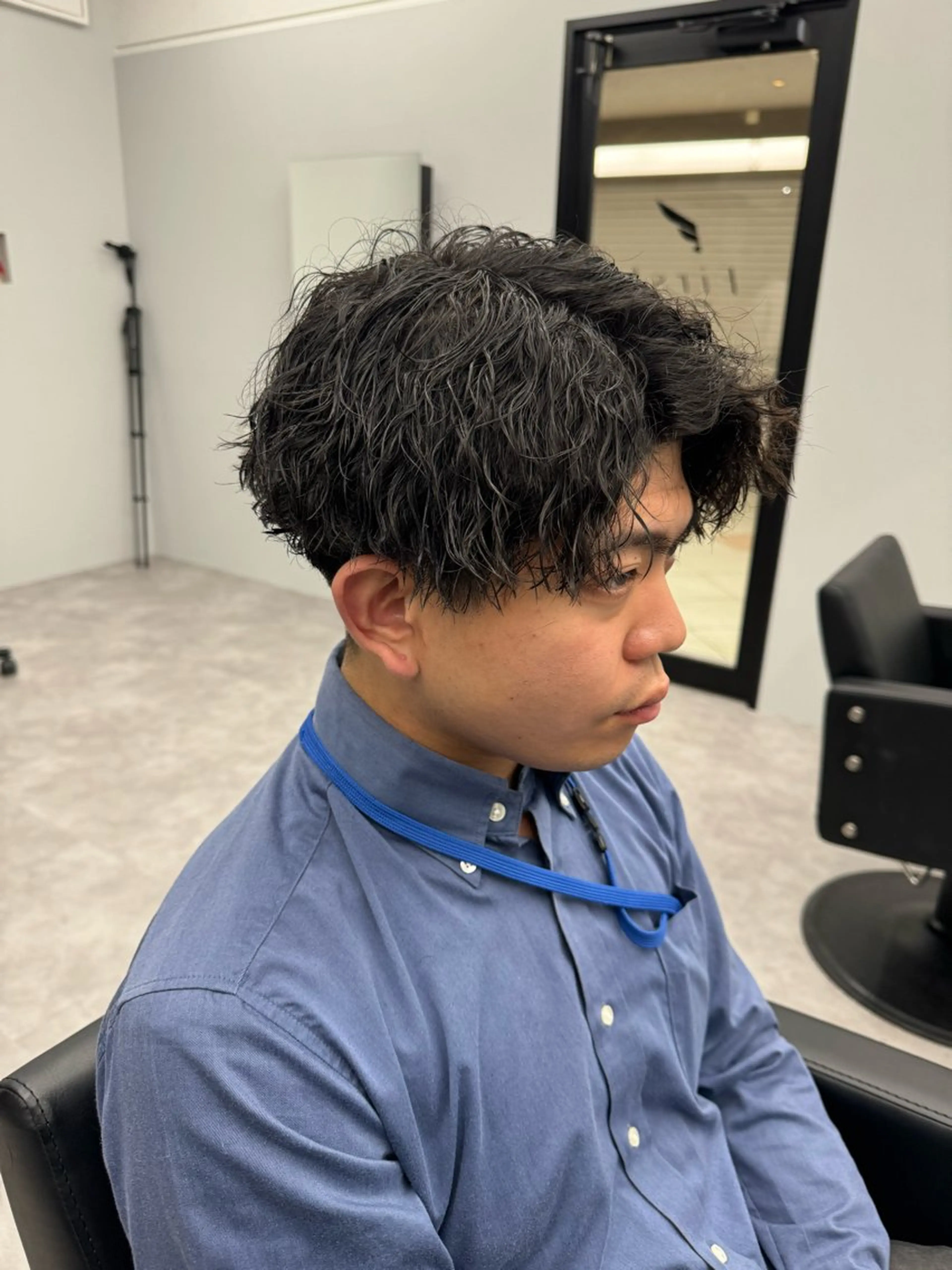 ショート パーマ メンズ Men's専門✂︎ 増田　正義のヘアスタイル
