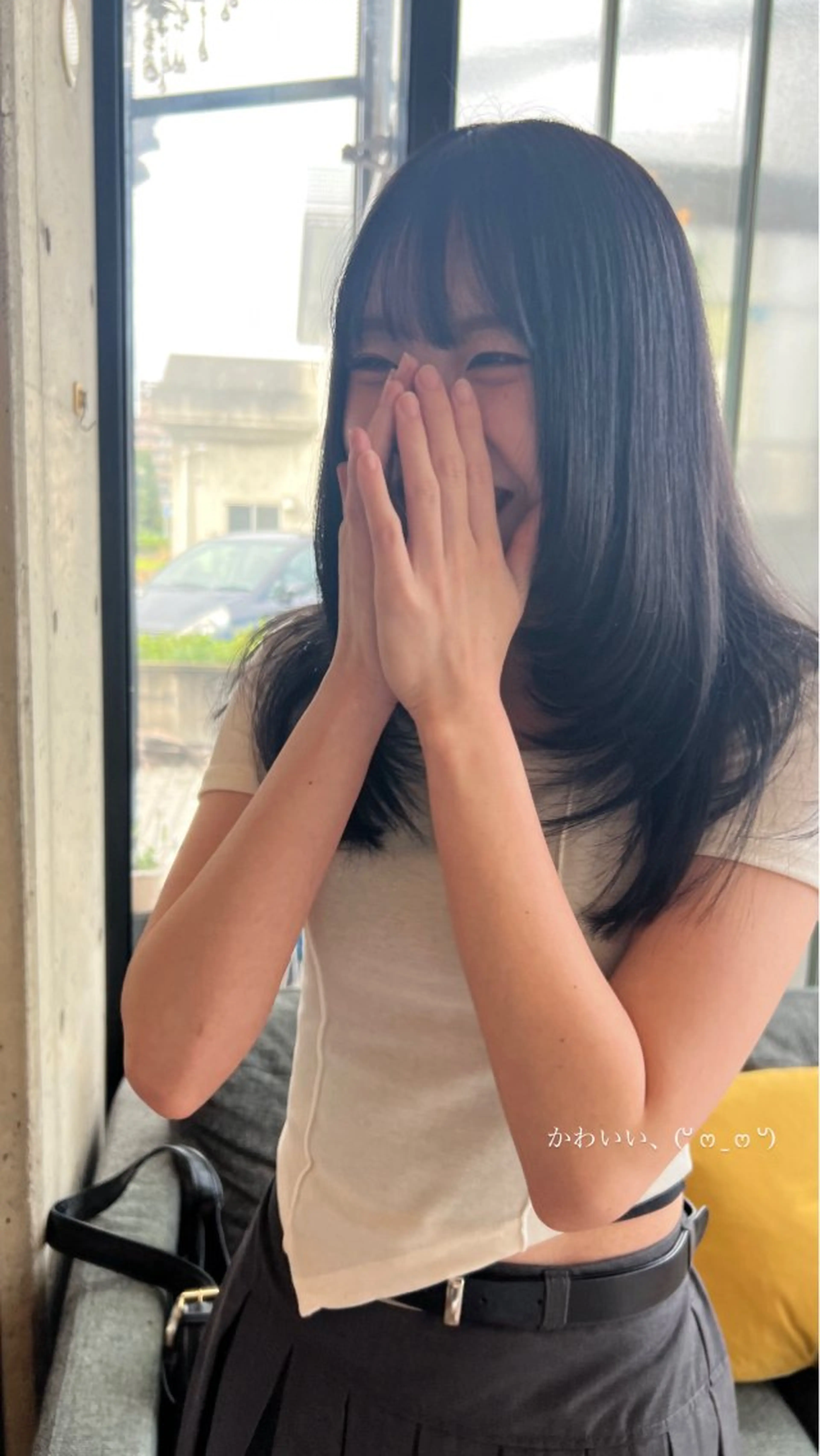 ロング カラー トリートメント 只野 真衣のヘアスタイル