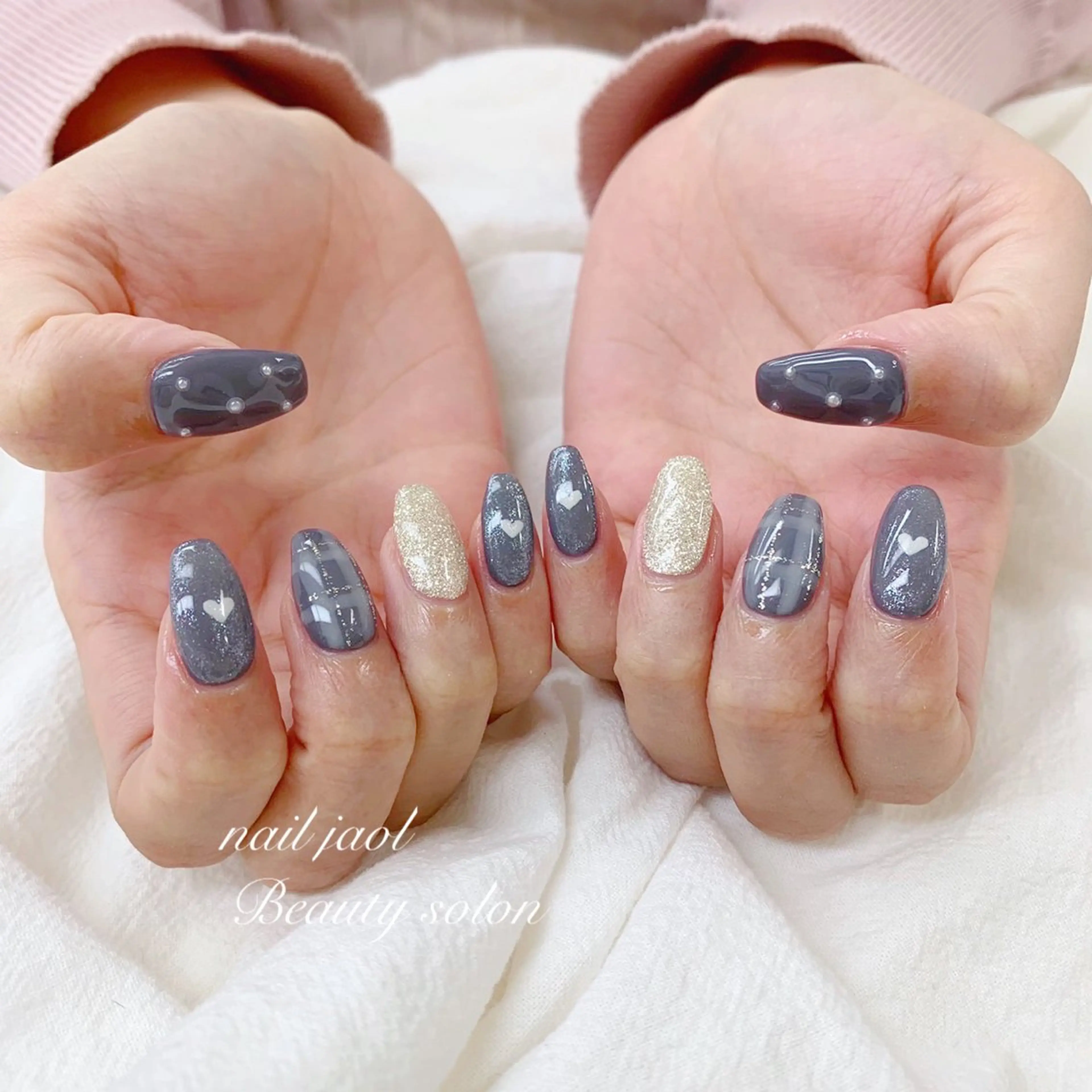 ミディアム ハンドネイル nail jaol池袋店所属・ネイルJaol 池袋のネイルデザイン