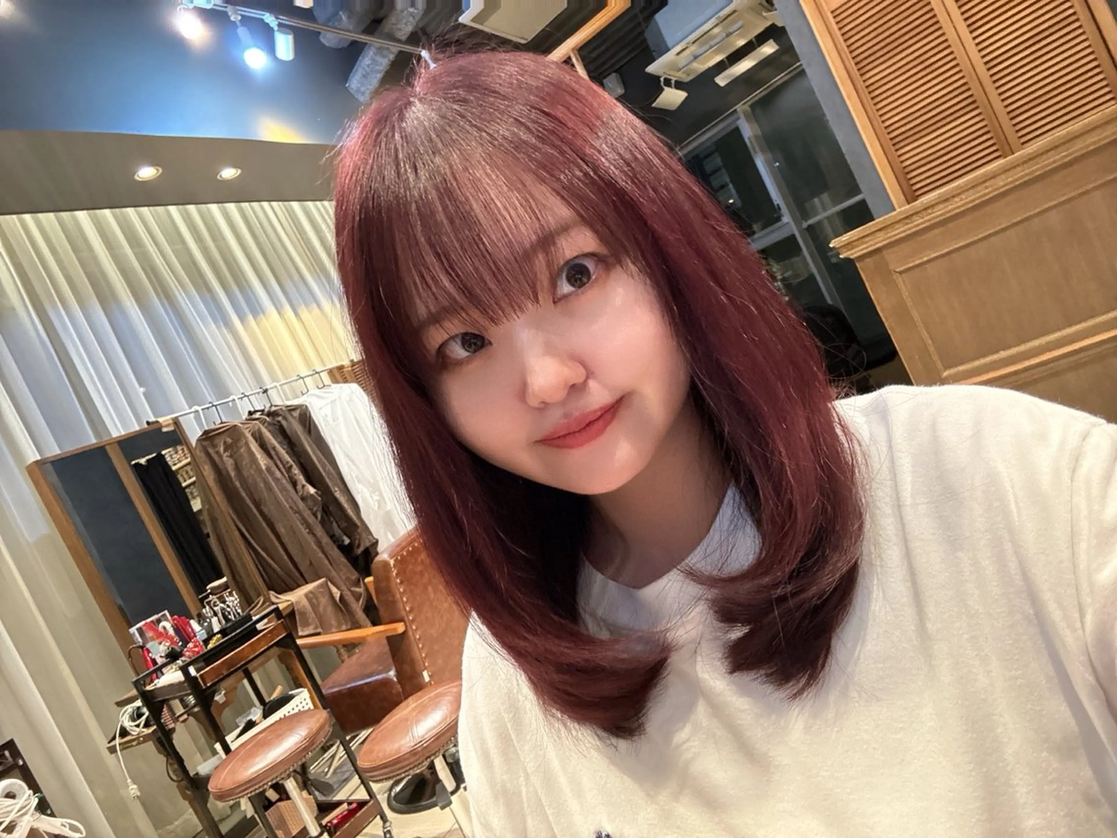 セミロング レイヤーカット 艶カラー/艶髪矯正 LOANA鈴木のヘアスタイル