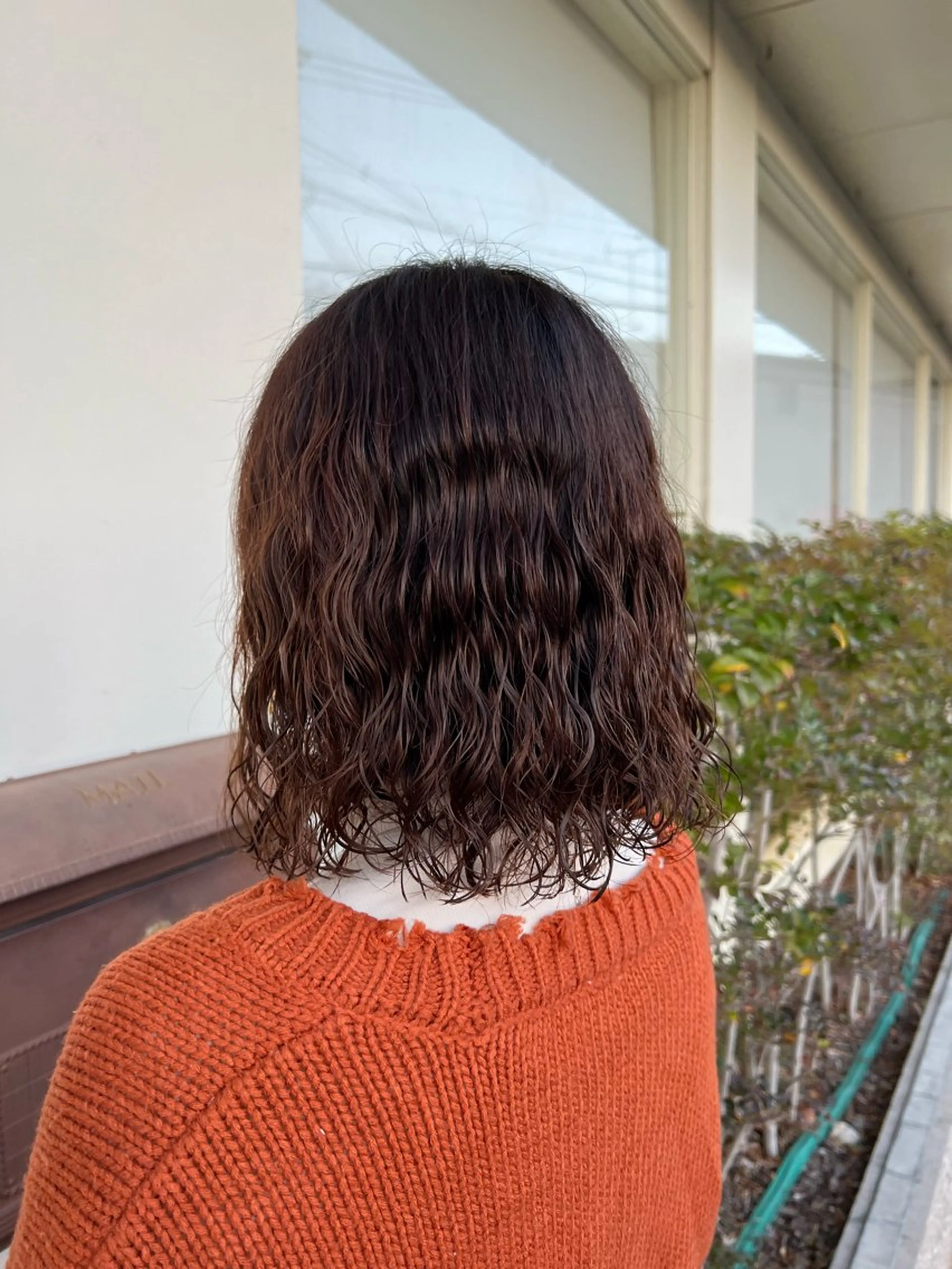 ミディアム ミディアムパーマ 長尾ゆりの/ボブ/ ベージュ/ハイトーンのヘアスタイル