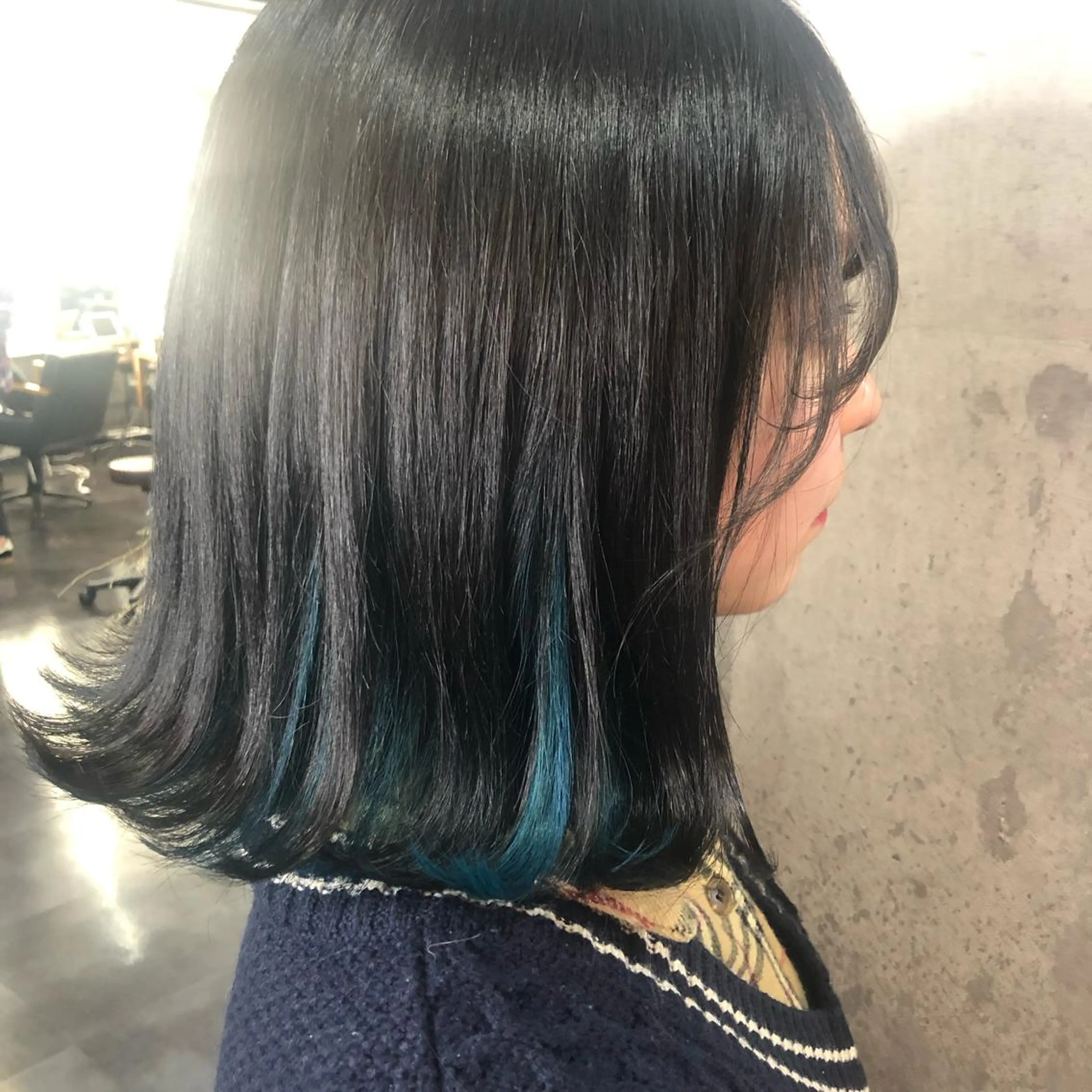 ショート カラー ブルーカラー SOY-KUFU高田馬場所属・レイヤー♡艶髪♡ 韓国風♡加藤あゆみのヘアスタイル