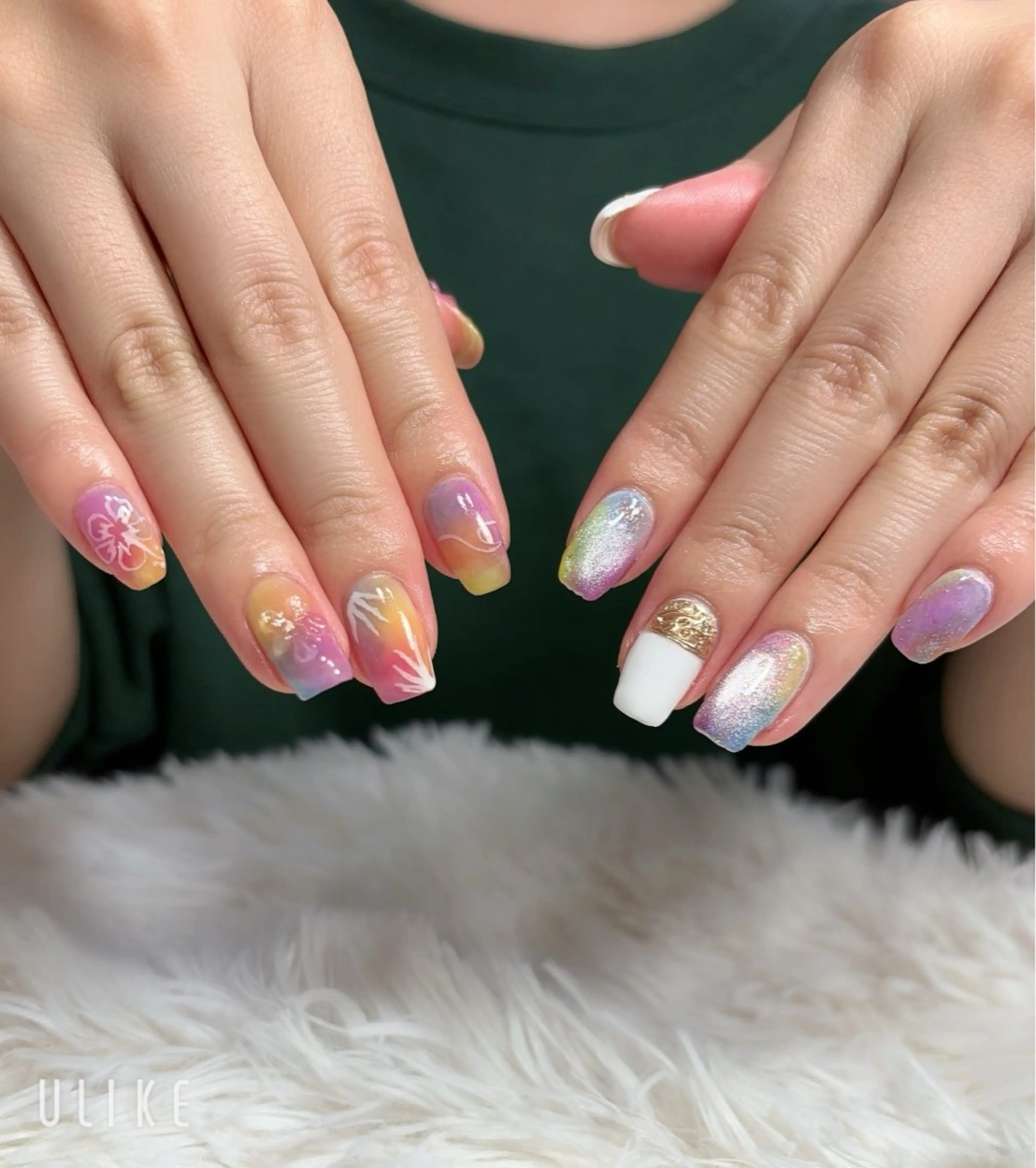 ネイル 夏ネイル ハンドネイル LUANA n'sのネイルデザイン