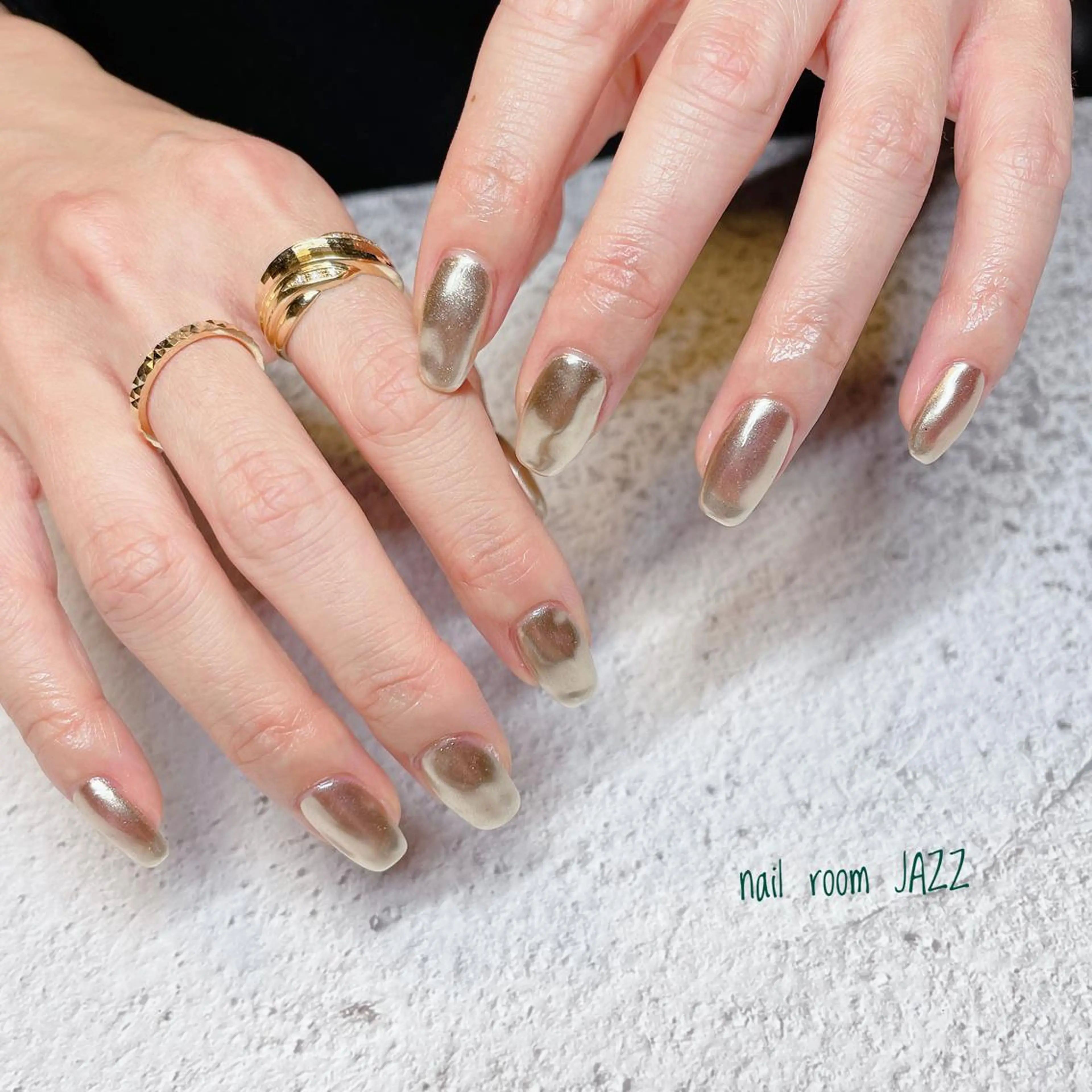 ネイル ミラーネイル JAZZ nail roomのネイルデザイン