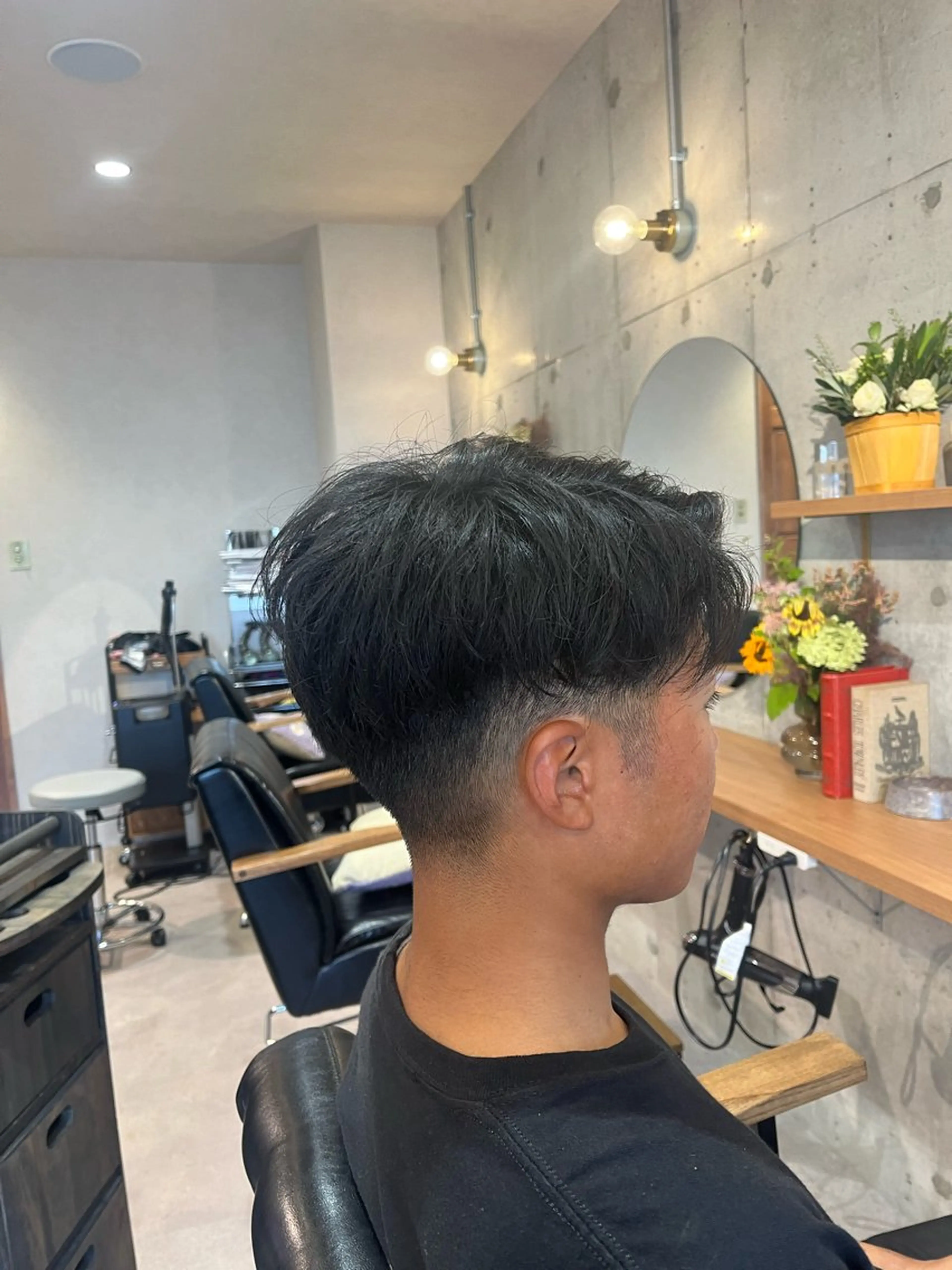 ショート メンズ カット Lamp所属・🌀メンズパーマ🌀 🐏丸山祐宇🐏のヘアスタイル