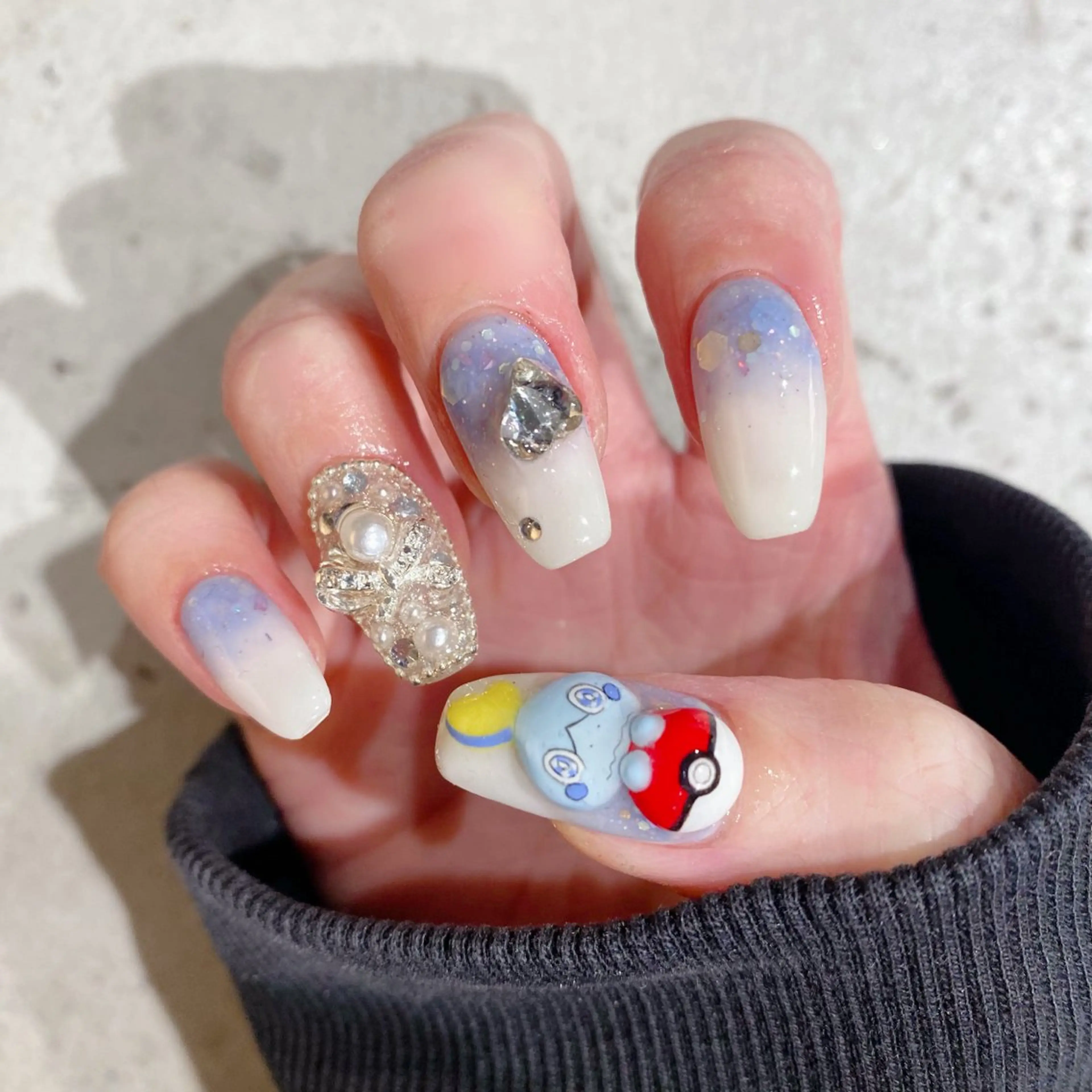 ネイル ハンドネイル Zir nail所属・zir nail💙 shikakuraのネイルデザイン