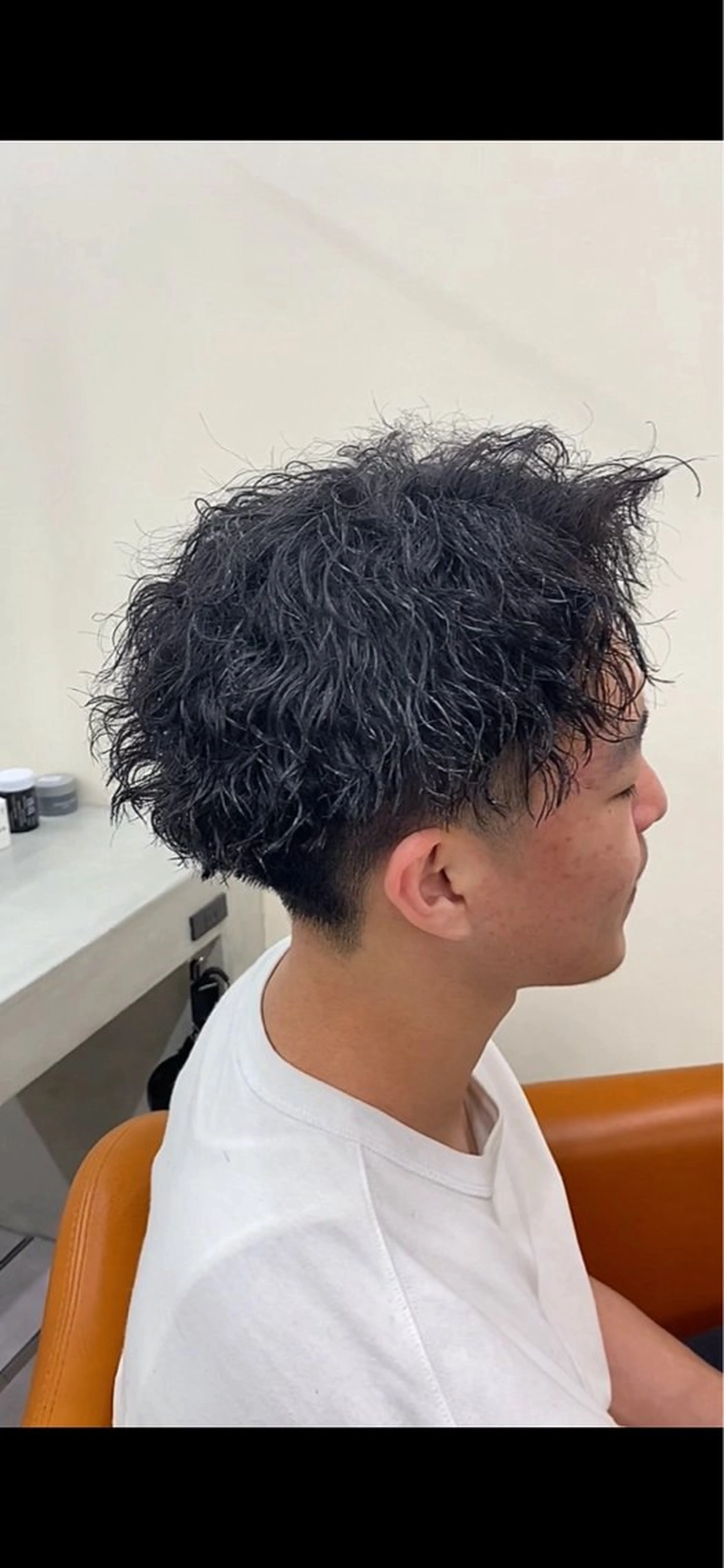 メンズ センターパート フェードカット マッシュ メンズパーマ メンズツイストパーマ パーマ／京都駅 ／メンズ/藤井　翔のヘアスタイル