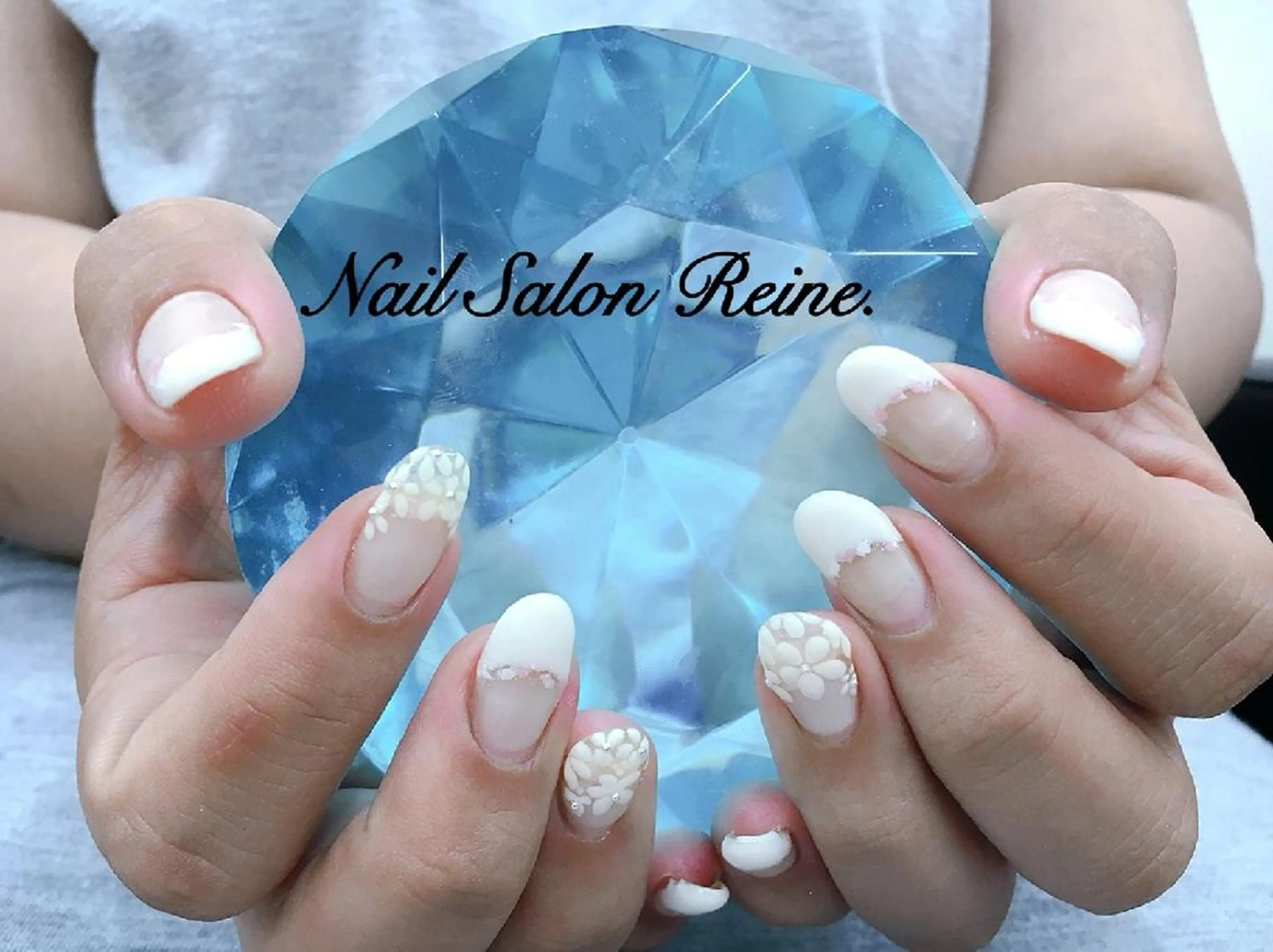 ネイル アートネイル フレンチネイル Nailsalon Reine所属・玉栄 伶奈のネイルデザイン