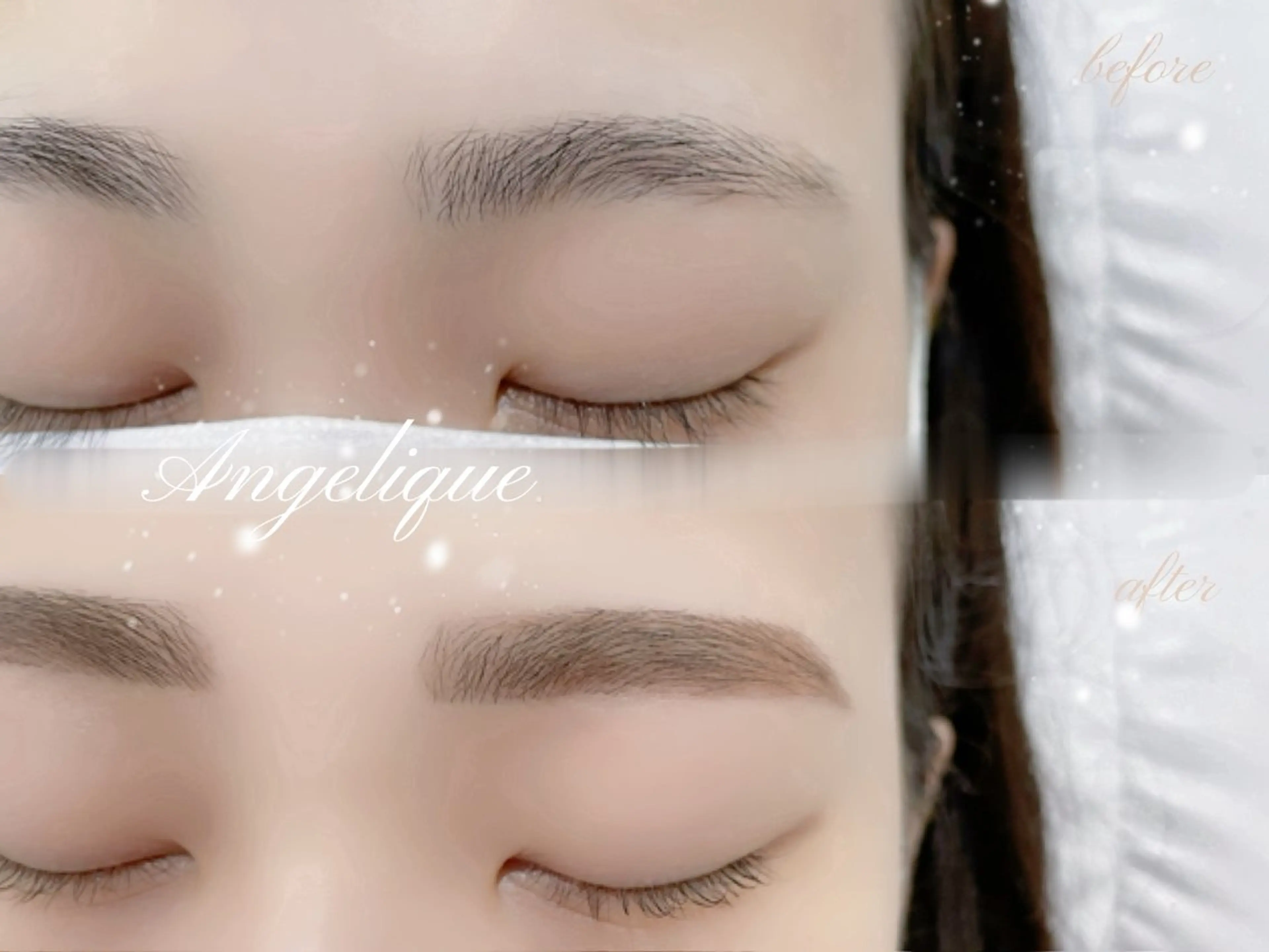 アイブロウ ワックス脱毛 眉カット 植松 彩夏のマツエク・マツパデザイン