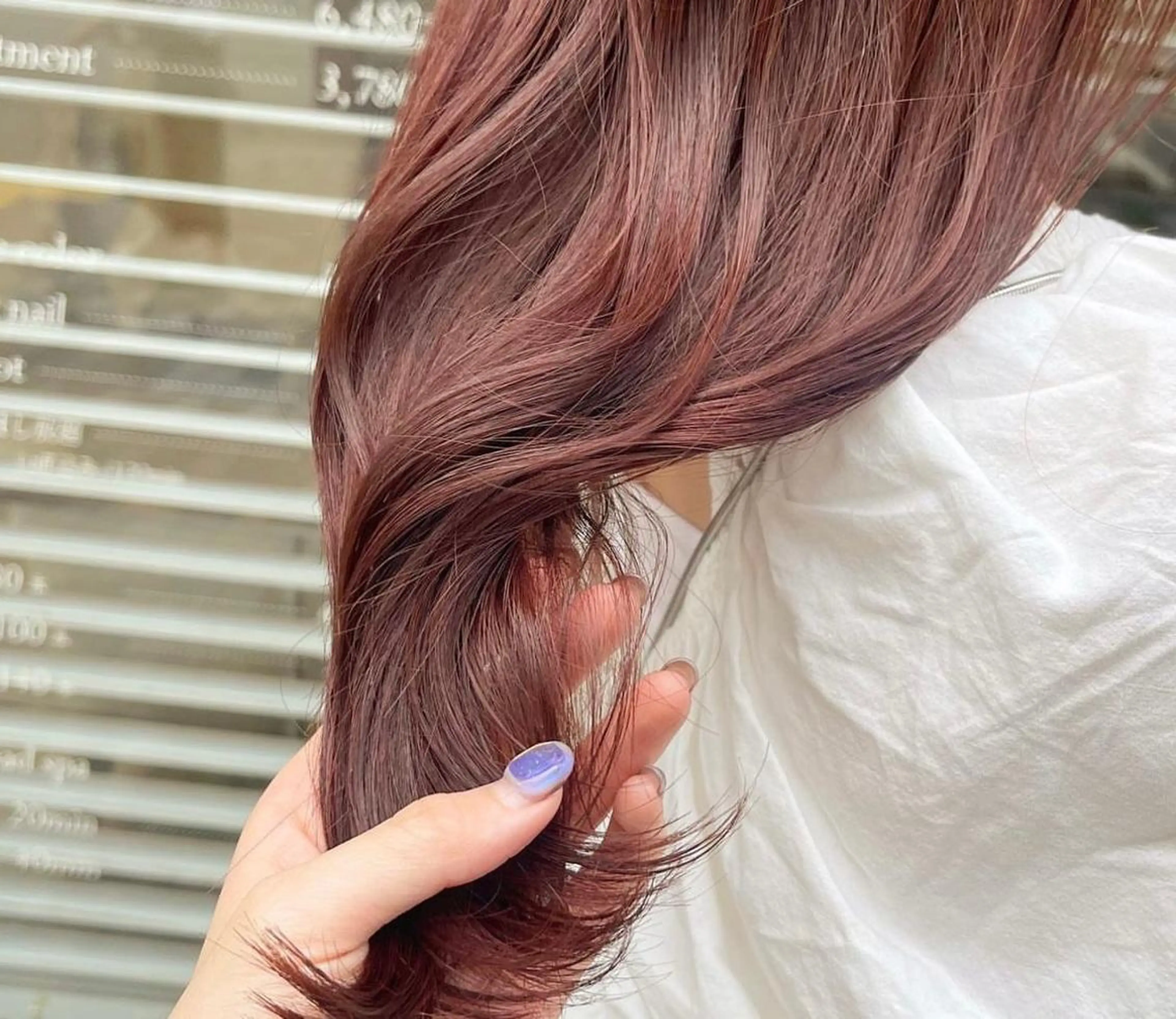 セミロング ヘアカラー トリートメント ゆもとまひろ🫧 渋谷/メンズパーマのヘアスタイル