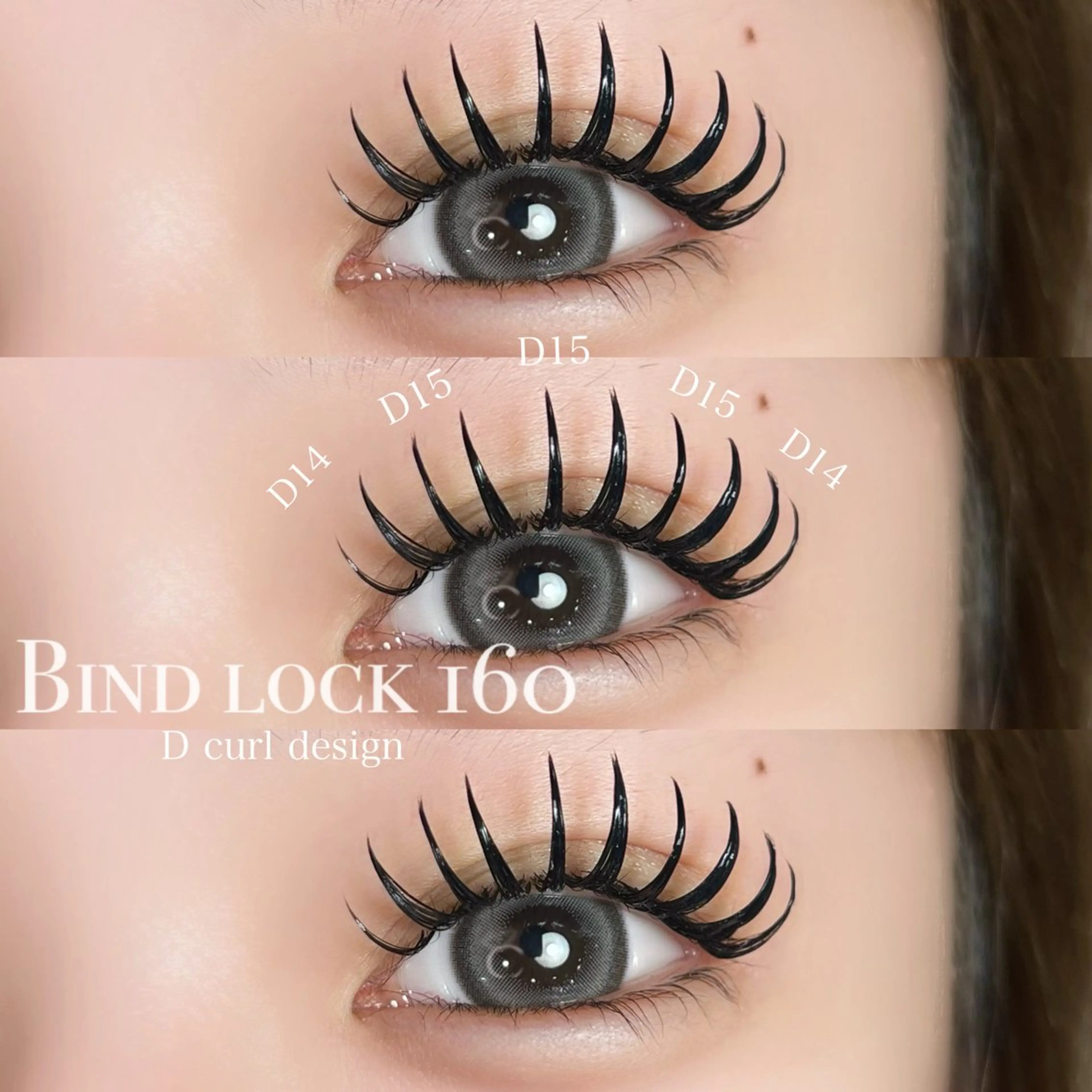 マツエク・マツパ バインドロック マツエク 心斎橋REBEST HINATA🍒のマツエク・マツパデザイン