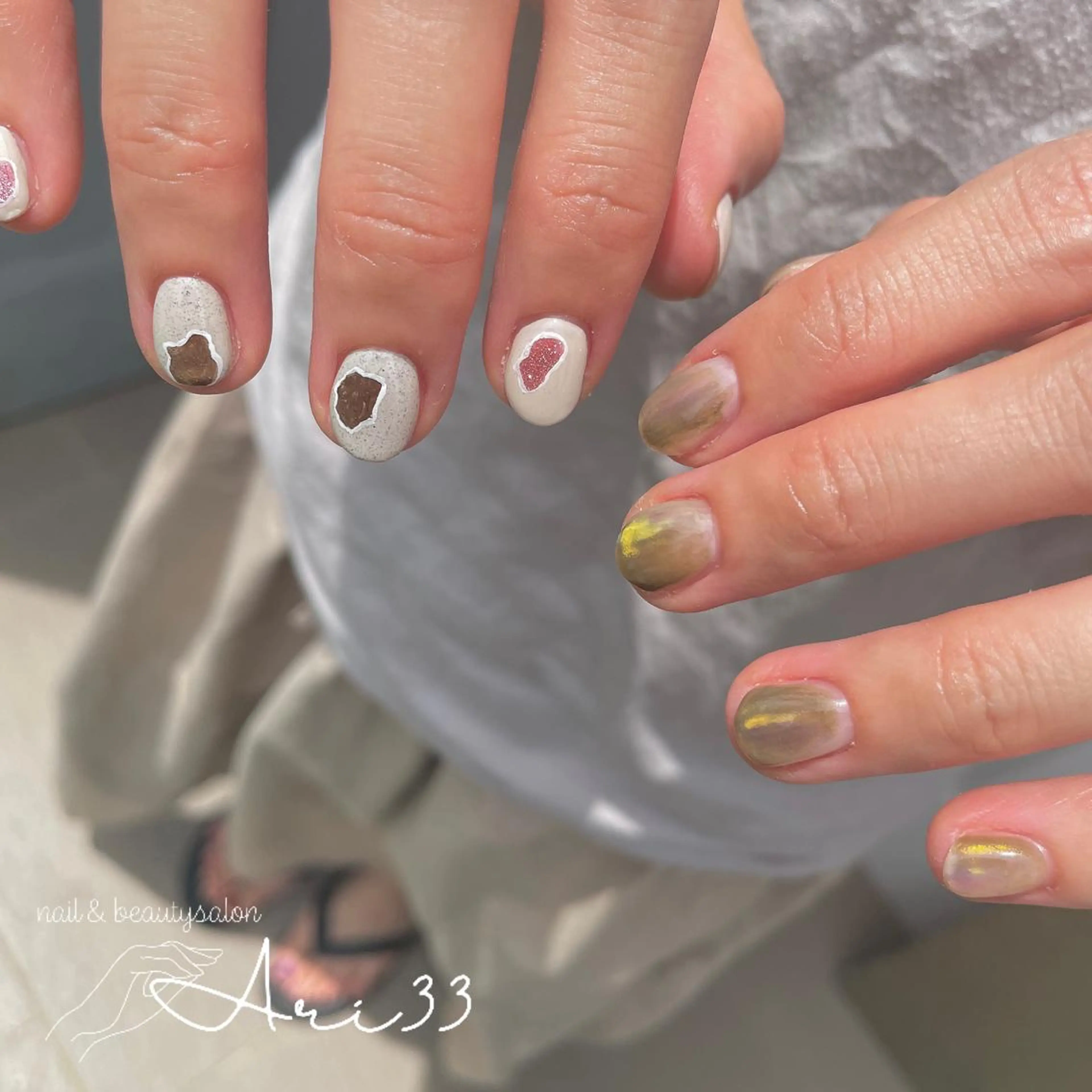 ネイル ハンドネイル プライベートサロン Ari33nailのネイルデザイン