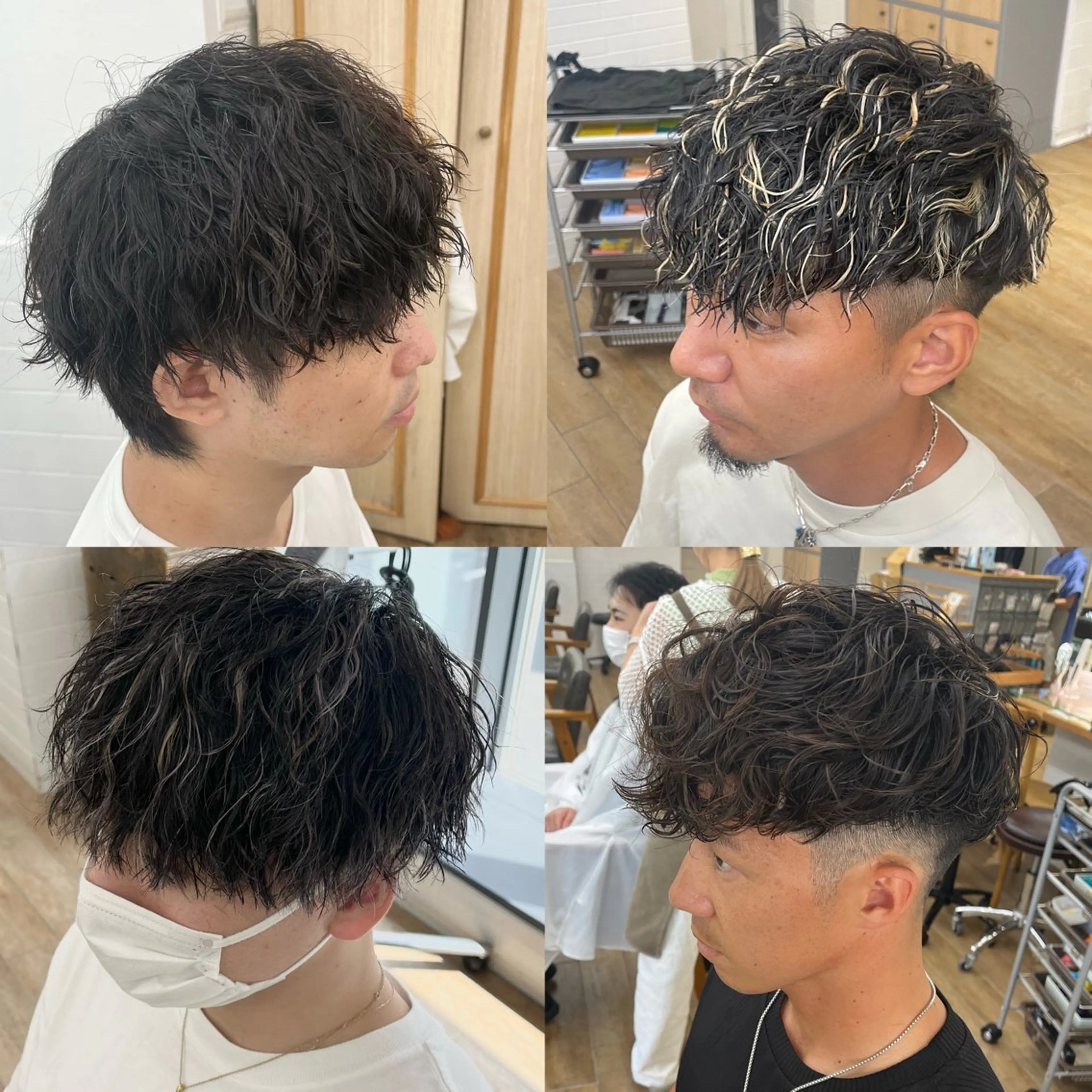 パーマ メンズ カット パーマ ✨ご新規様予約限定 メンズ特化アリサ✨のヘアスタイル