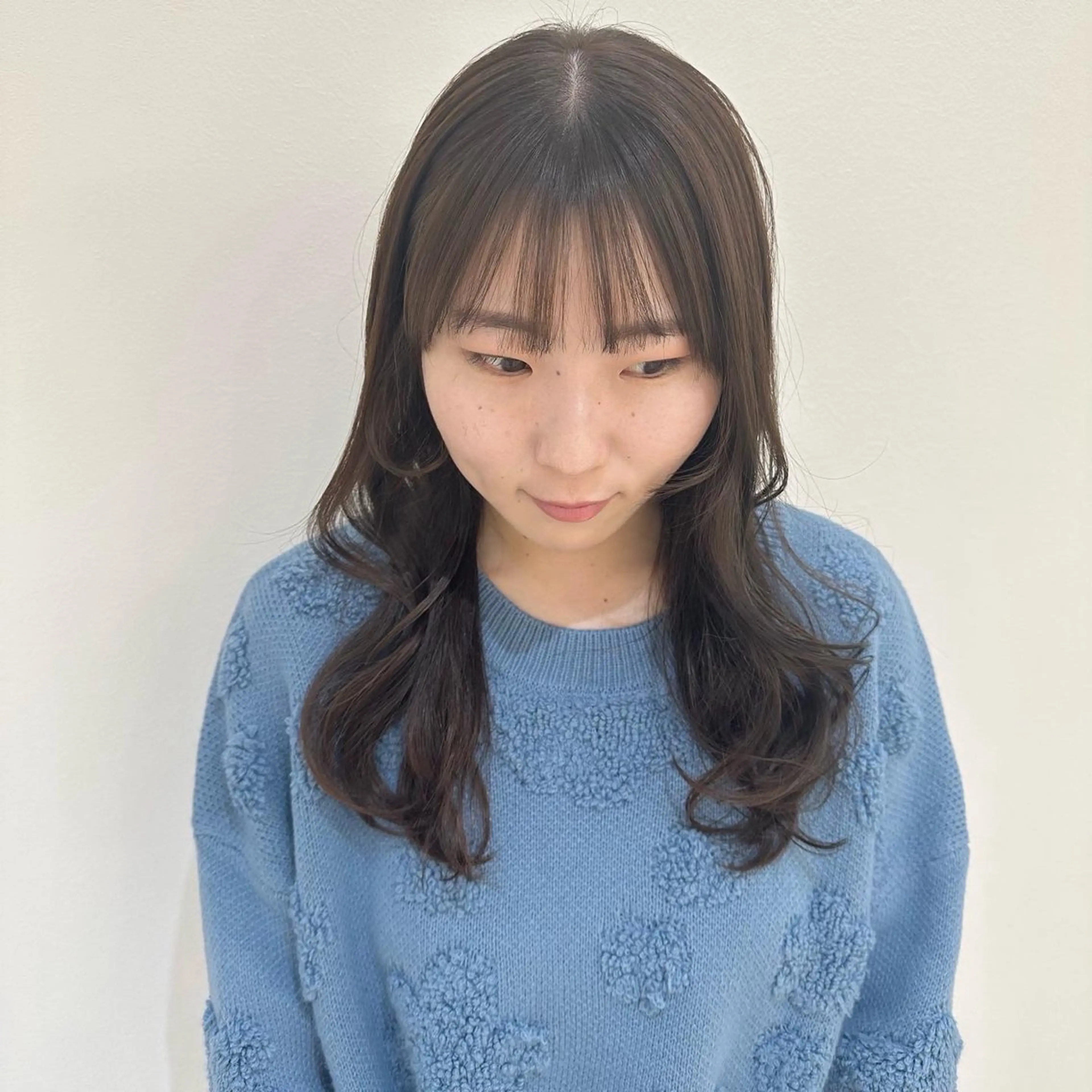 ミディアム カラー お洒落パーマ/ 艶カラー/michiのヘアスタイル