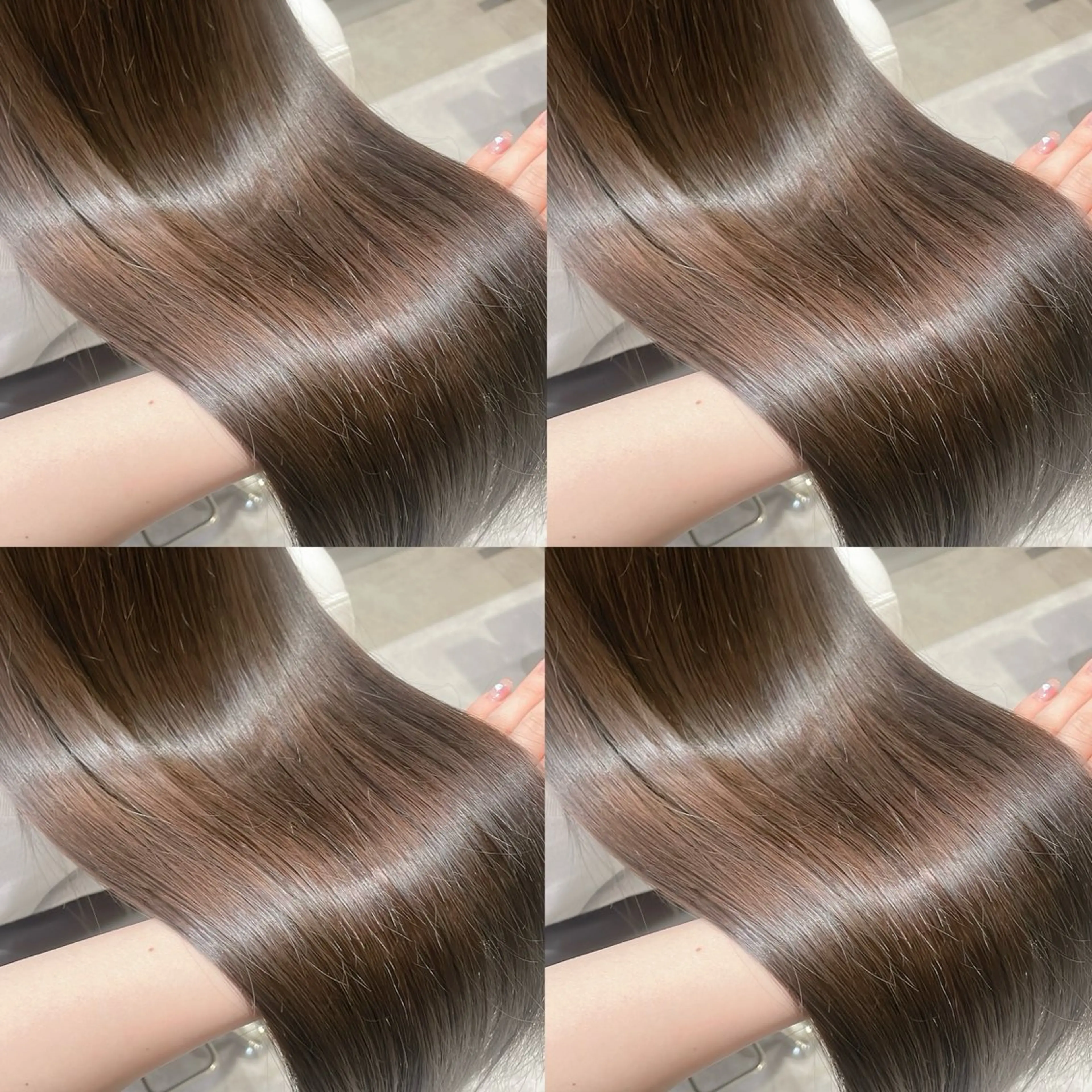 セミロング カラー カット ヘアカラー トリートメント 透明感カラー ･艶髪💫きららのヘアスタイル