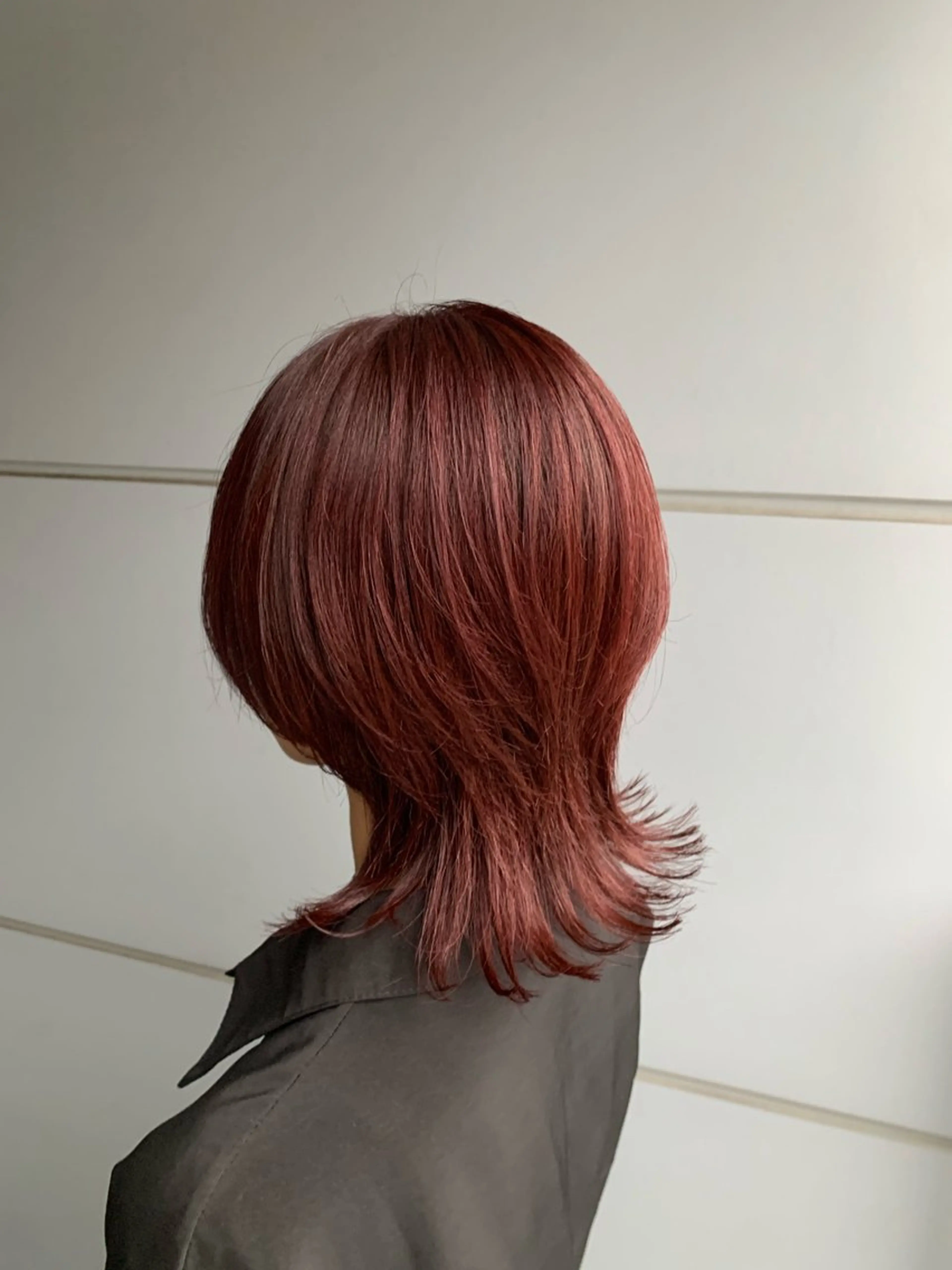 ミディアム ヘアカラー しながわ はるかのヘアスタイル