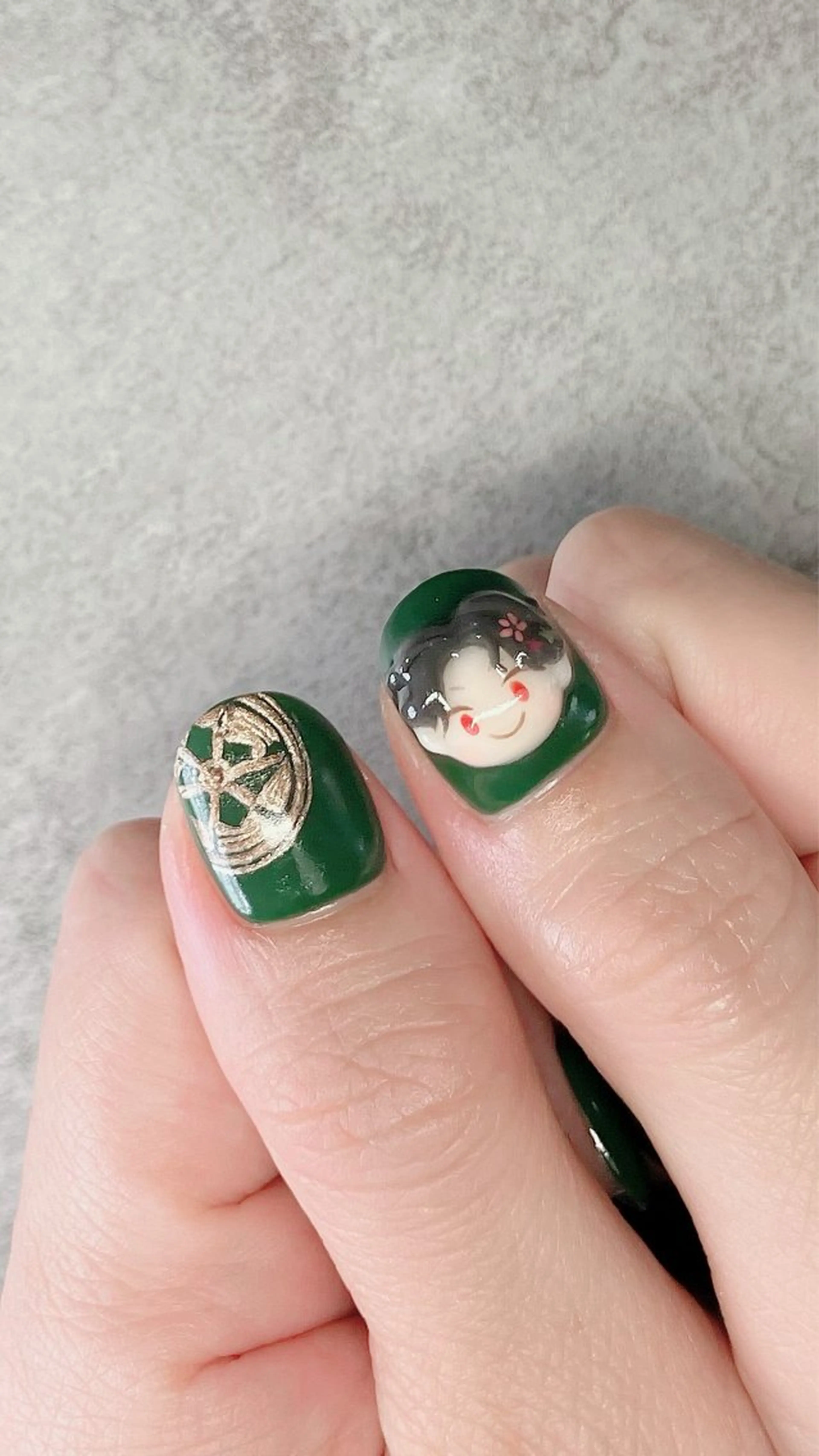 ネイル ハンドネイル ハンドケア haleyume所属・shino🌟 痛ネイルのネイルデザイン