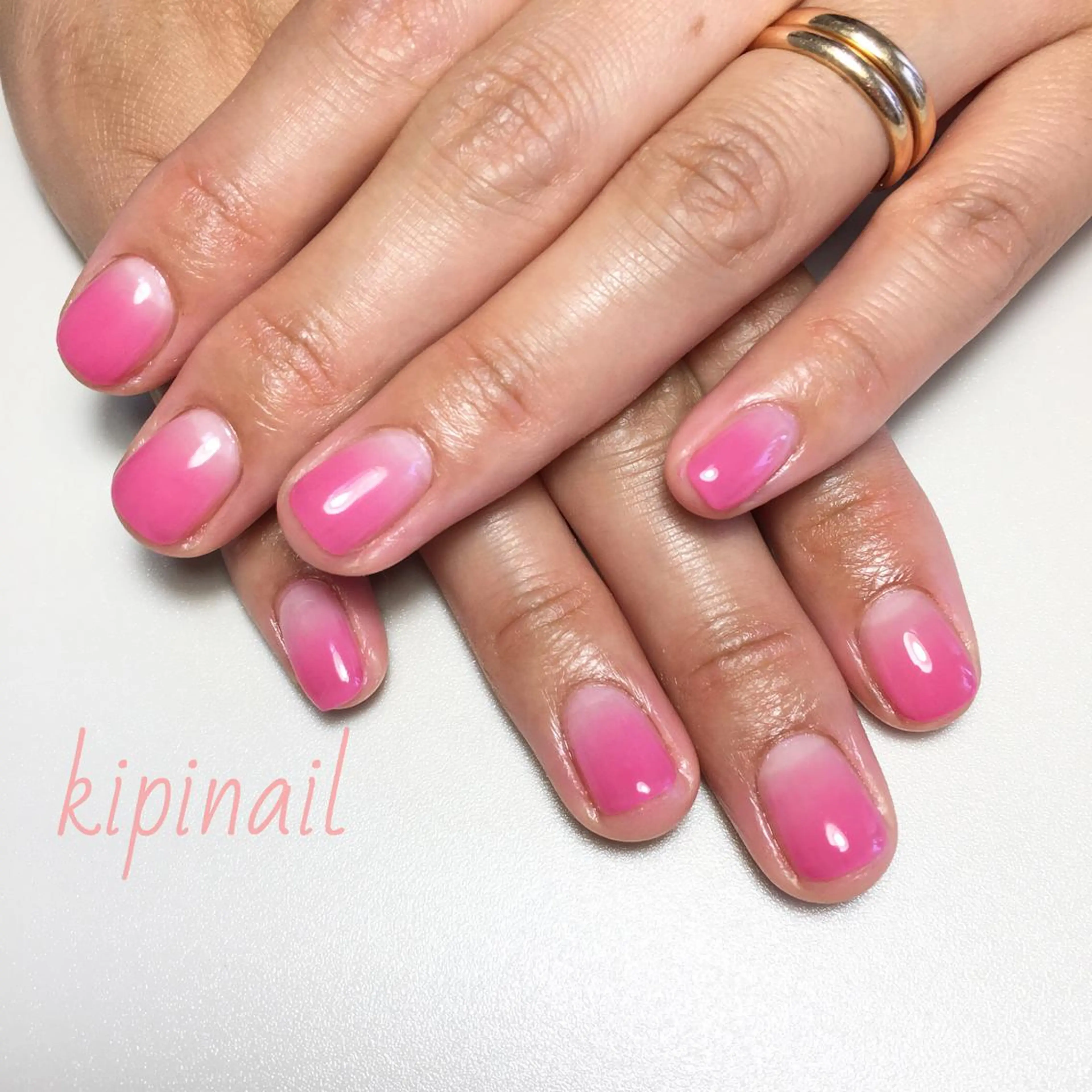ネイル グラデーション kipinail 川﨑えりかのネイルデザイン