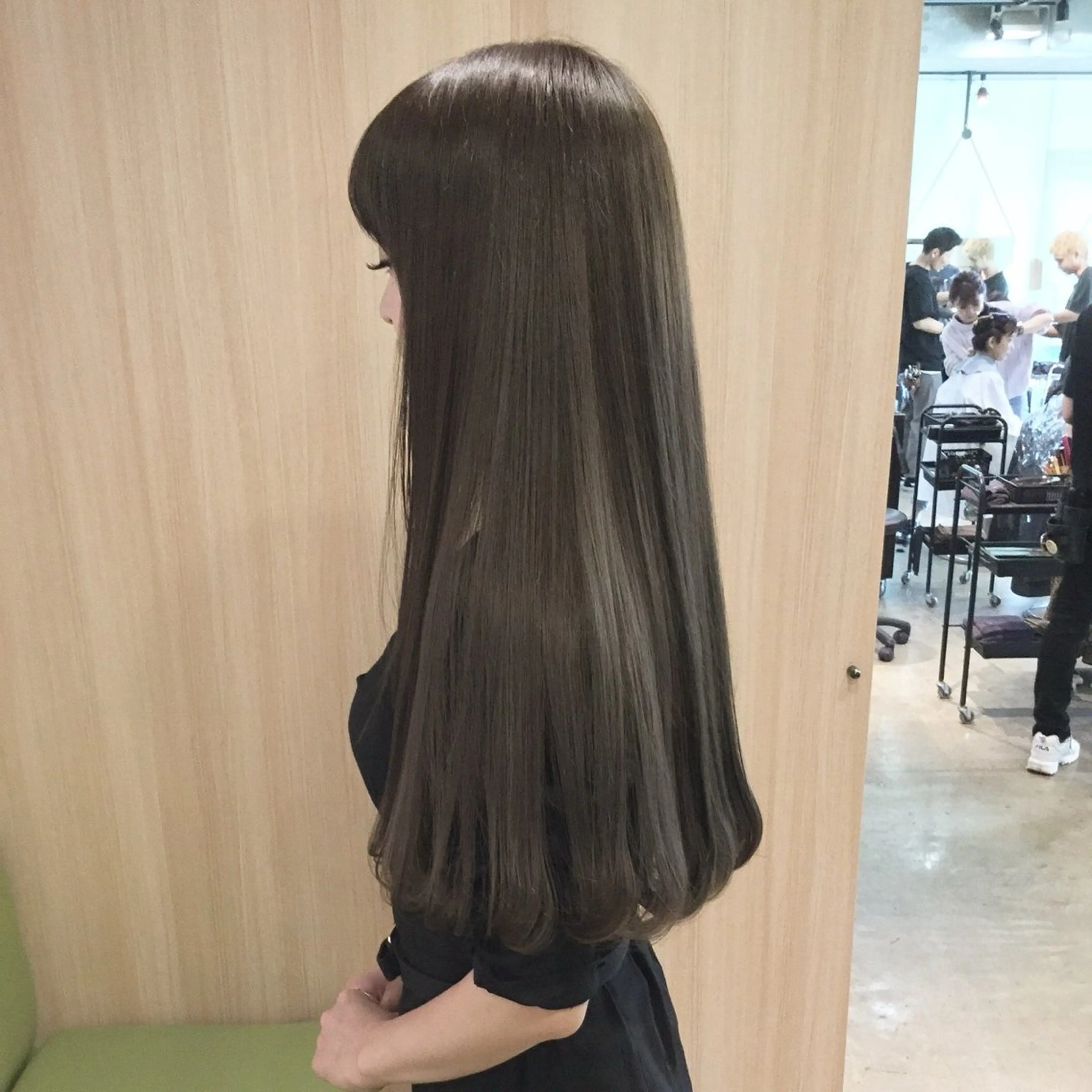 ロング カラー パーマ 縮毛矯正/ネイル 🌻ひまわり🌻のネイルデザイン