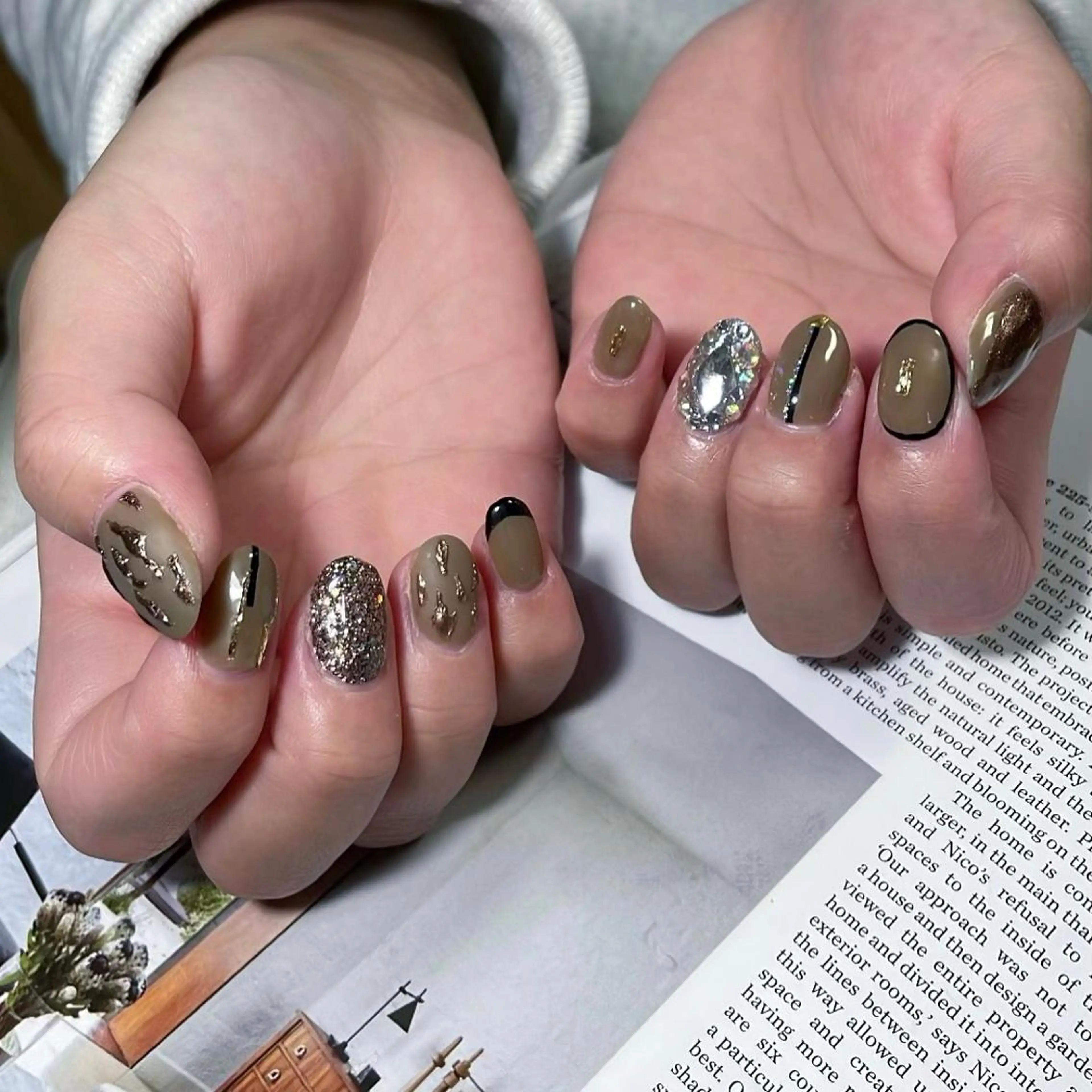ネイル ニュアンスネイル Lofinails ちひろのネイルデザイン