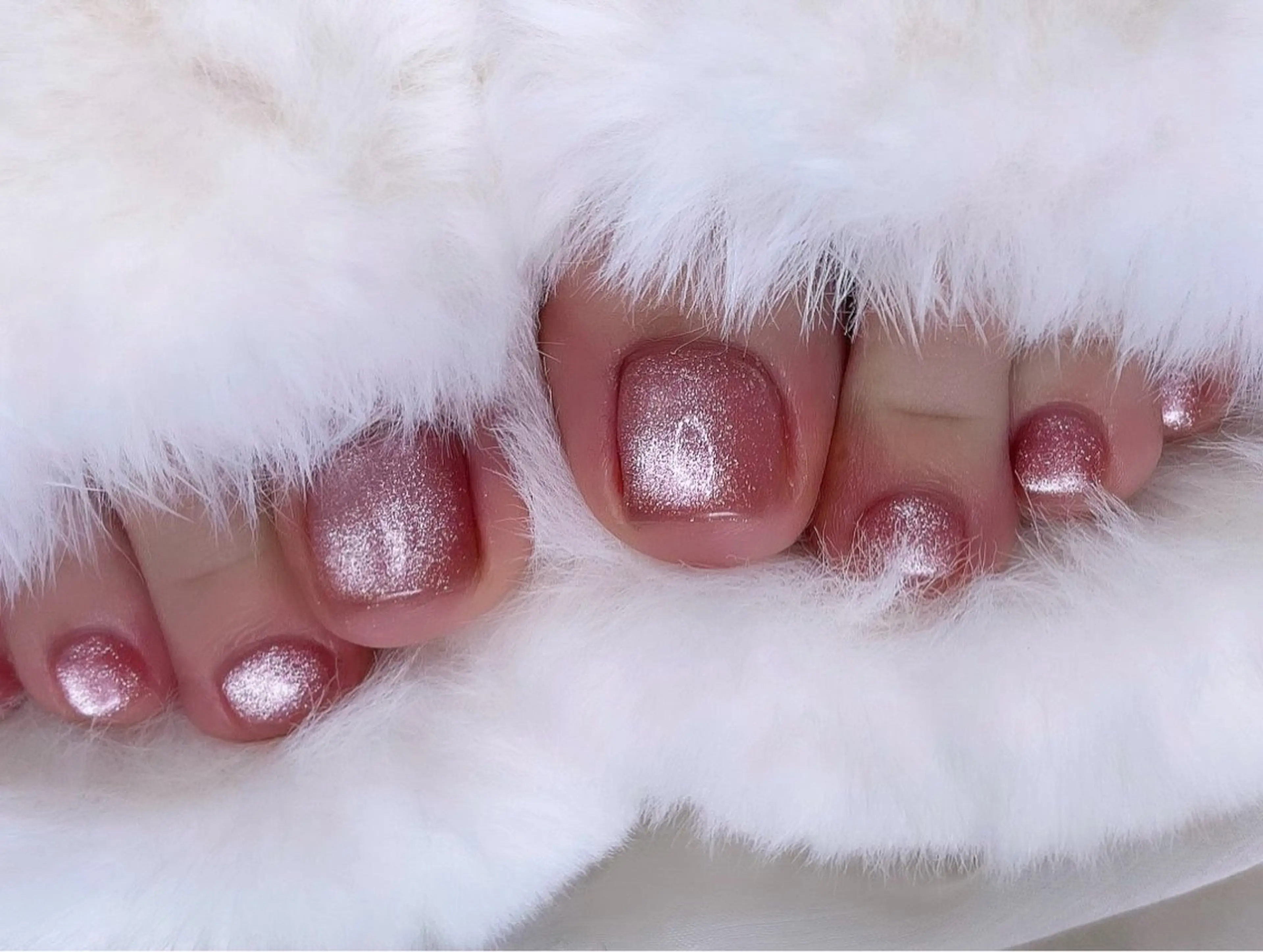 ネイル マグネットネイル ピンク フットネイル NAILR rina 🎀ིྀ恵比寿のネイルデザイン