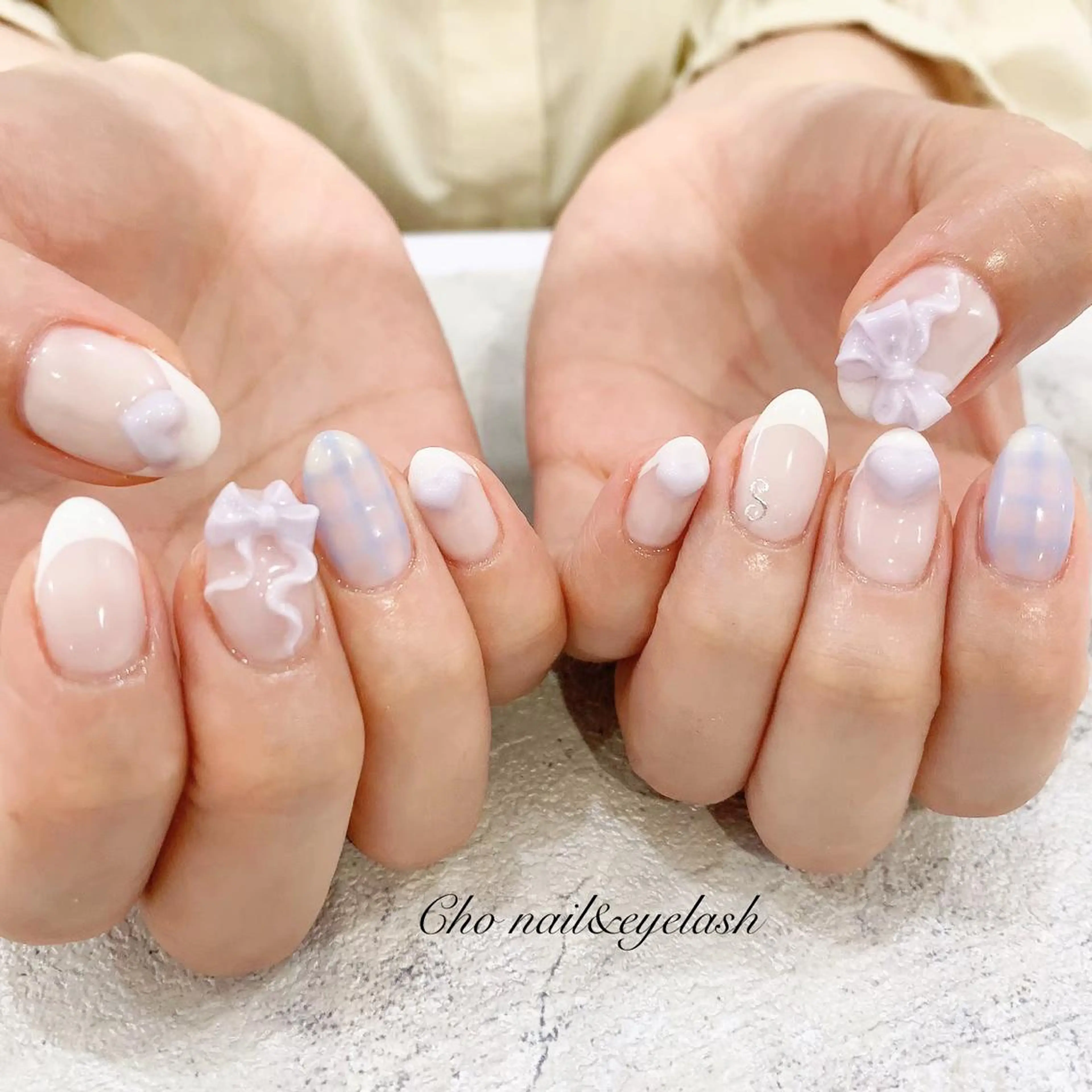 ミディアム ネイル cho nailのネイルデザイン