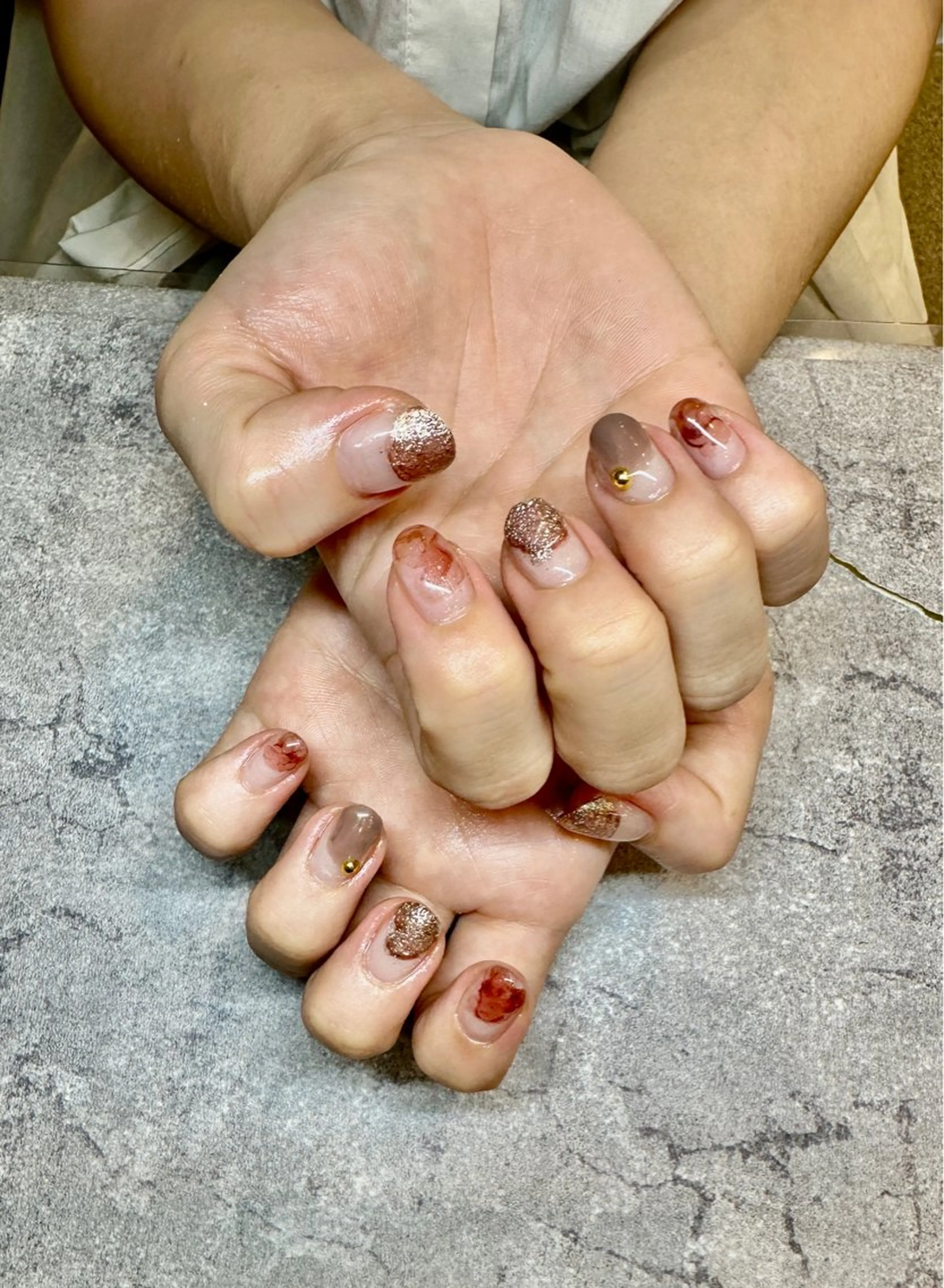 ネイル ニュアンスネイル Fujii AERのネイルデザイン