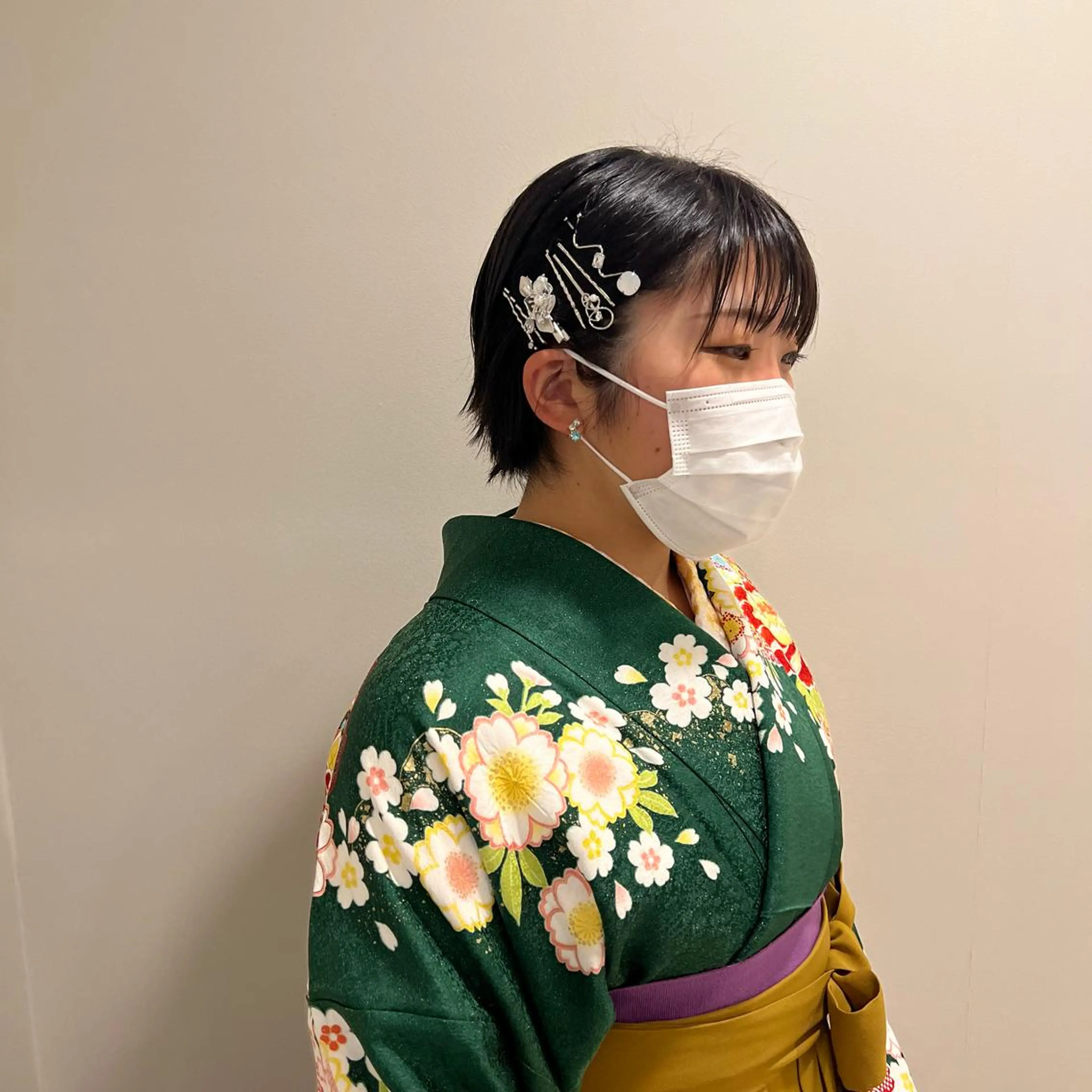ヘアアレンジ 卒業式のヘアスタイル SALOWIN川崎WEST店所属・🌷川崎/アレンジ/ 暖色ボブ/コトネ🌷のヘアスタイル
