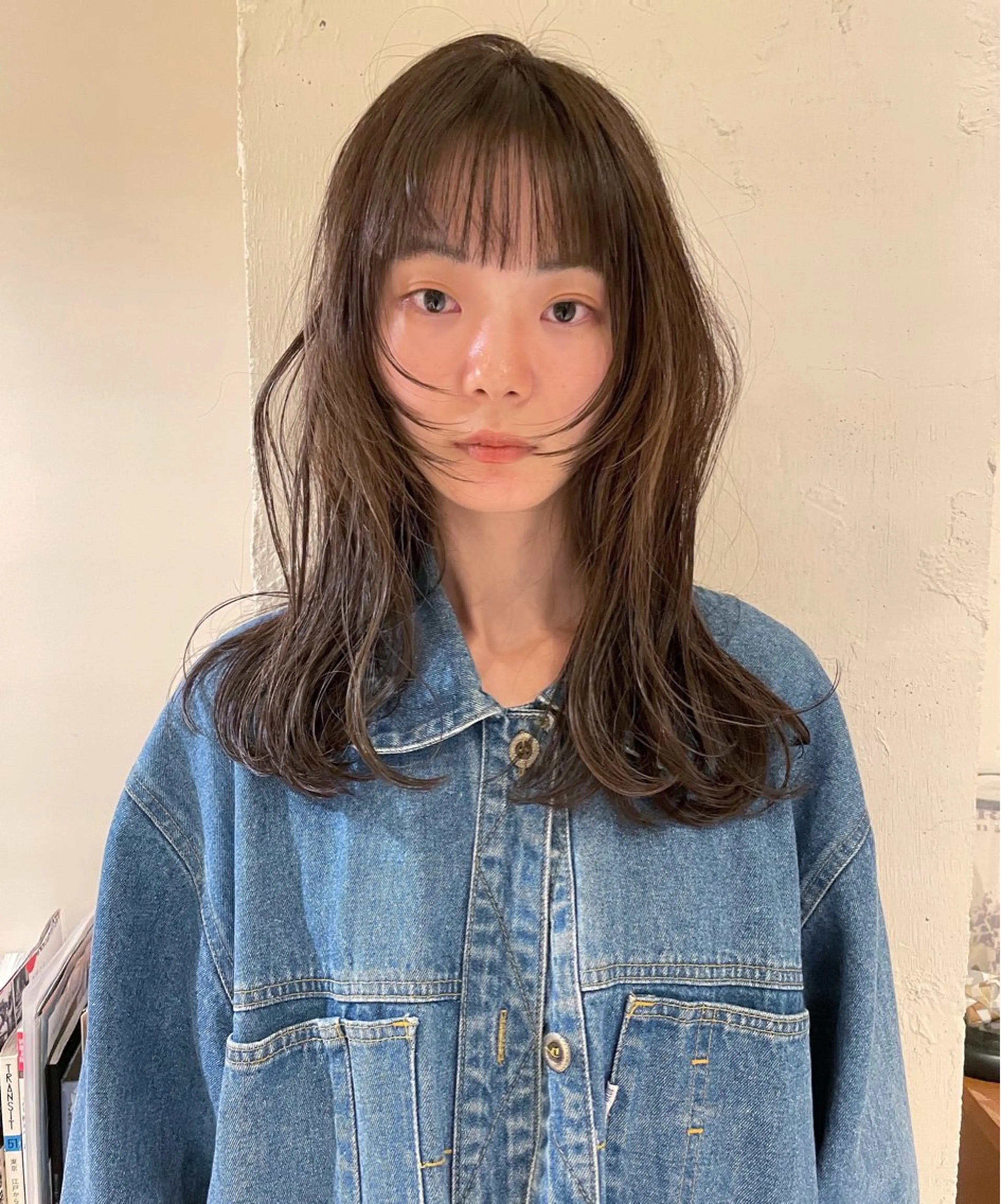 ミディアム カラー ブラウンカラー ヘアカラー ファッションに 溶け込むstyleのヘアスタイル